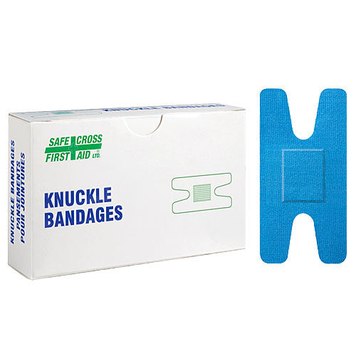 Detachable Fabric Bandages for Knuckles 3.8 x 7.6 cm (12-Pack) - First Aid Wound Care for Active Lifestyles & Outdoor Activities