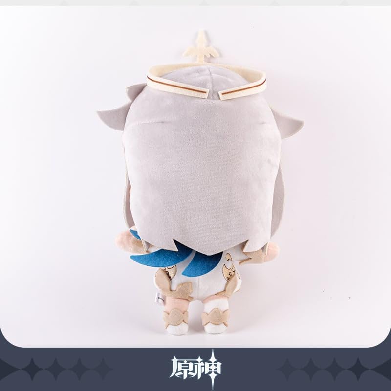 Genshin Impact Paimon Plush Doll - Official Mihoyo Merchandise, Soft Stuffed Animal Toy for Fans, Perfect for Gaming Room Decor, Cosplay Props, and Anime Collectibles
