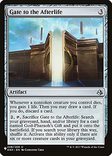 Magic: The Gathering - Gate to The Afterlife - The List | MTG Collector's Card for Deck Building & Strategy Games | Perfect for Tournaments, Casual Play & Gift Giving