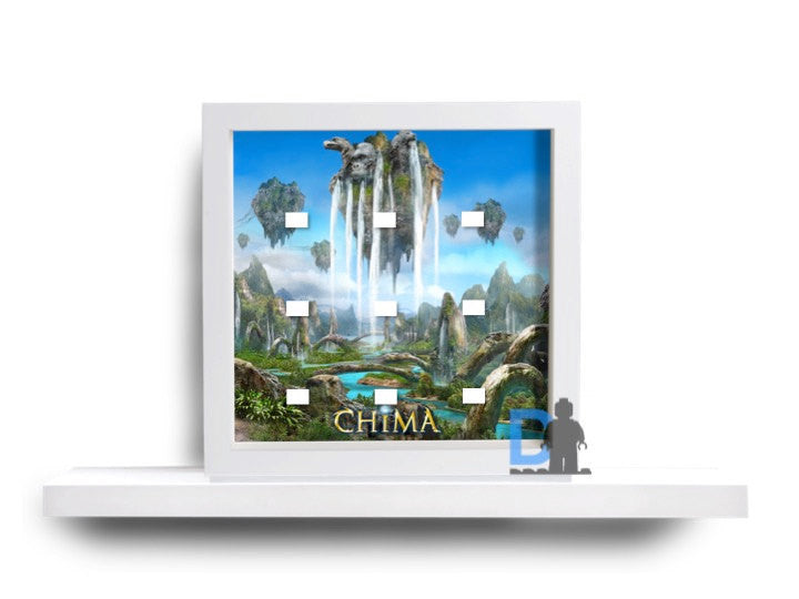 Lego® Legends of Chima Minifigure Display Frame - Collectible Minifigures Showcase for Kids & Adults - Perfect for Home Decor, Office Display, and Gift Giving