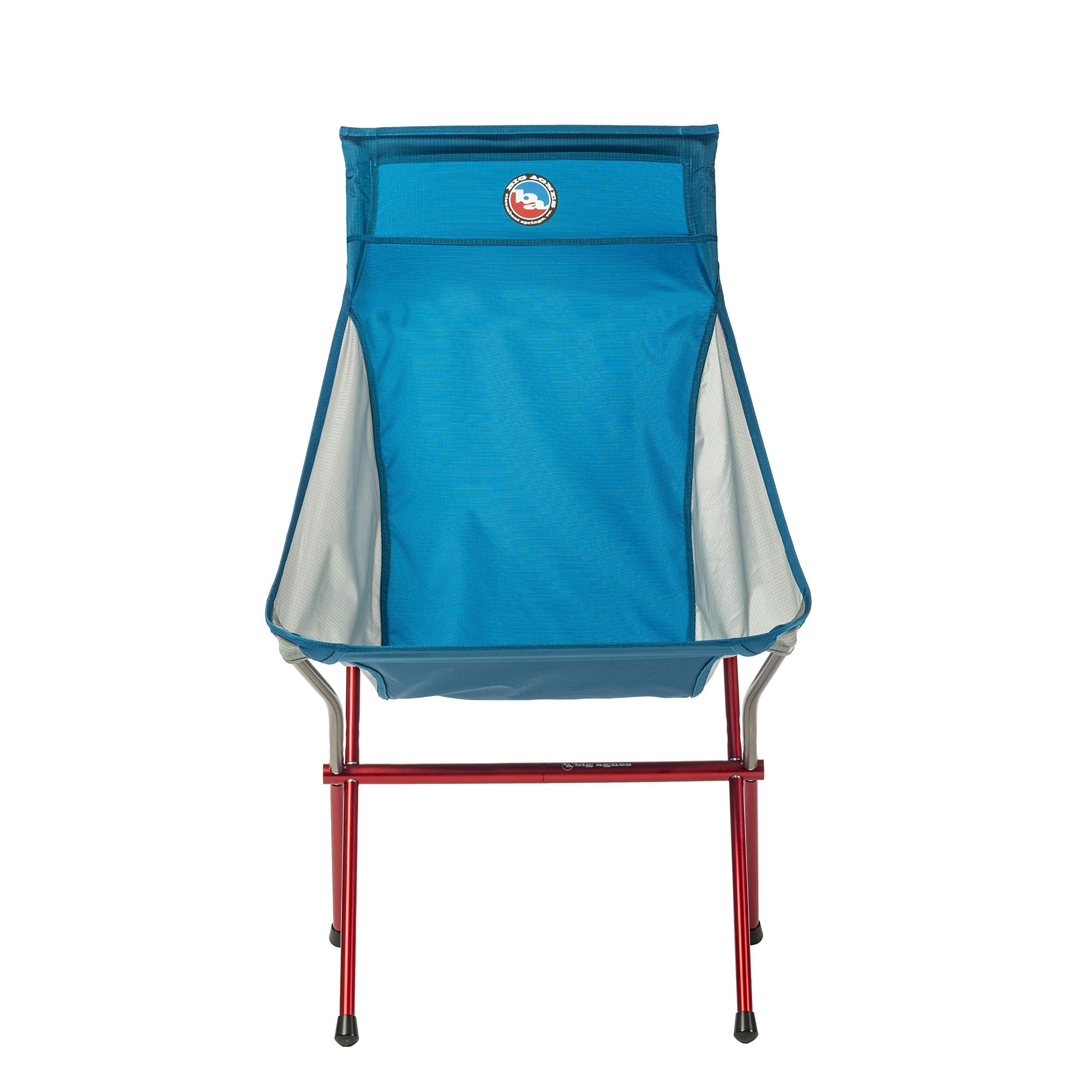 Big Agnes Big Six Camp Chair - Lightweight High Back Wide Camping Chair with Aircraft Aluminum Frame - Perfect for Backpacking, Beach, Picnics & Outdoor Adventures