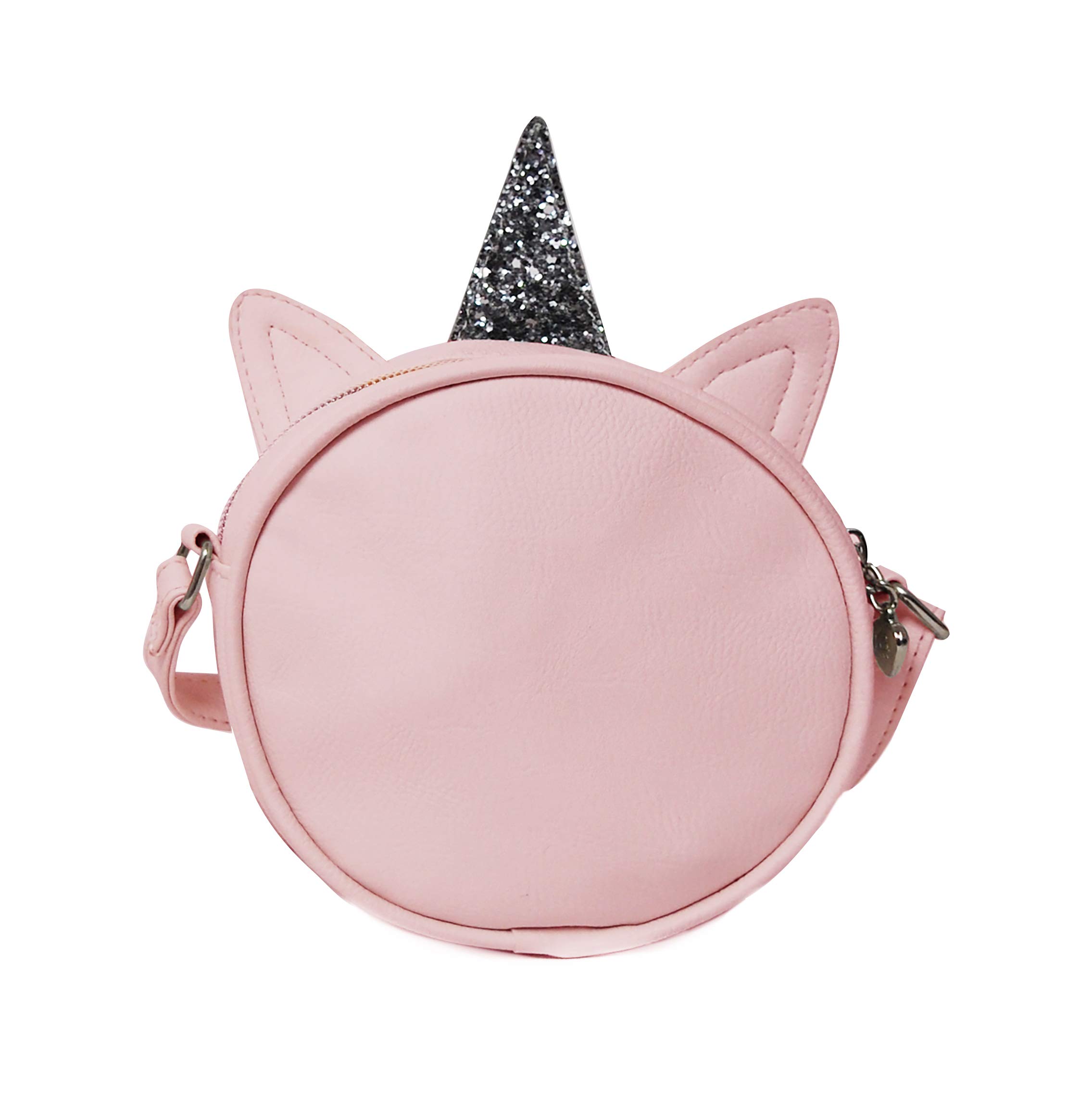 Sparkly Sequin Unicorn Water Bottle Crossbody Bag - Pink Cute Kids Hydration Pack for School, Travel & Outdoor Adventures | BPA-Free Leakproof Design