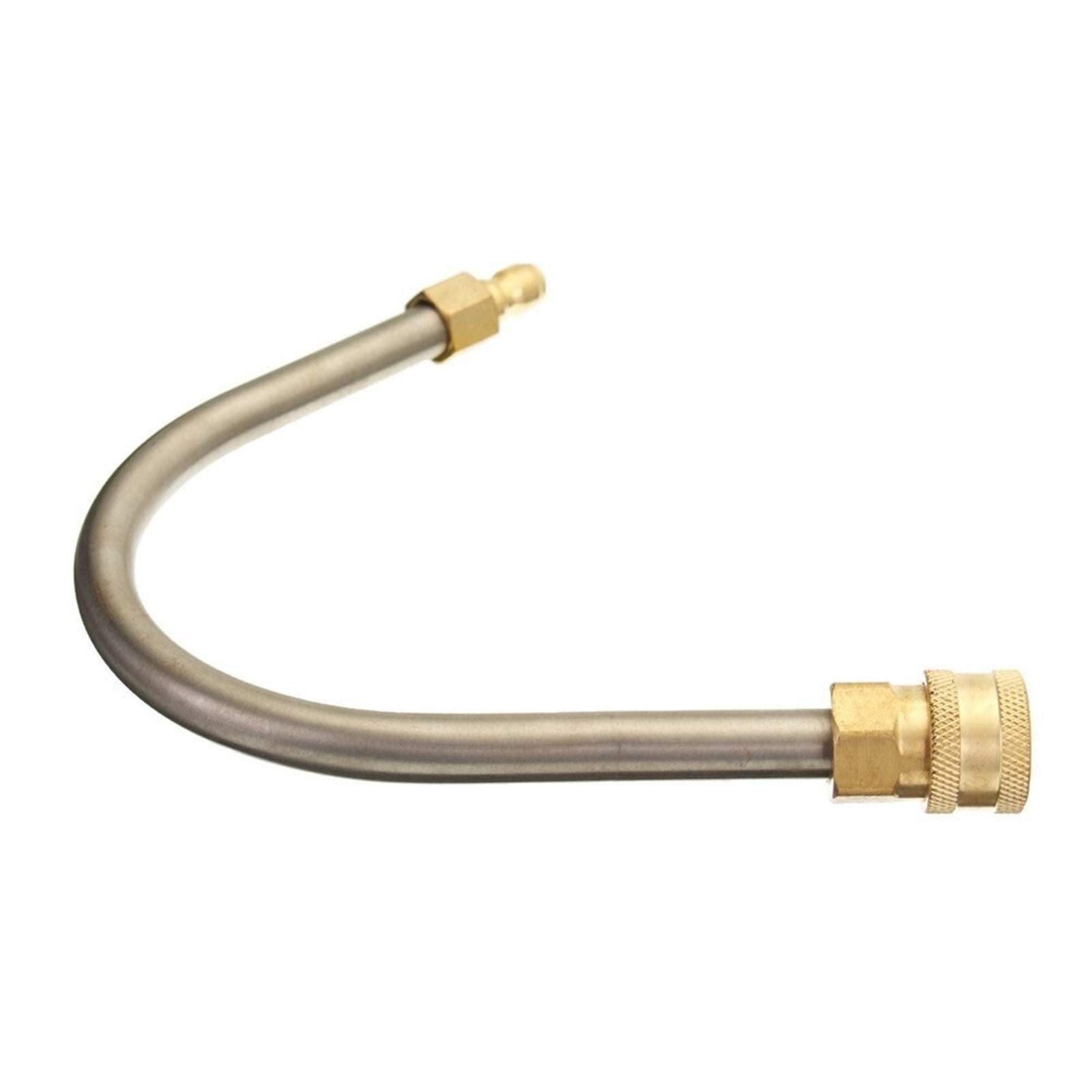 Gutter Cleaning Attachment - U Bend Pipe for Telescopic Pressure Washer Lance | Heavy-Duty Downspout Cleaner Tool | Perfect for Roof Gutters, Downspouts & Hard-to-Reach Areas