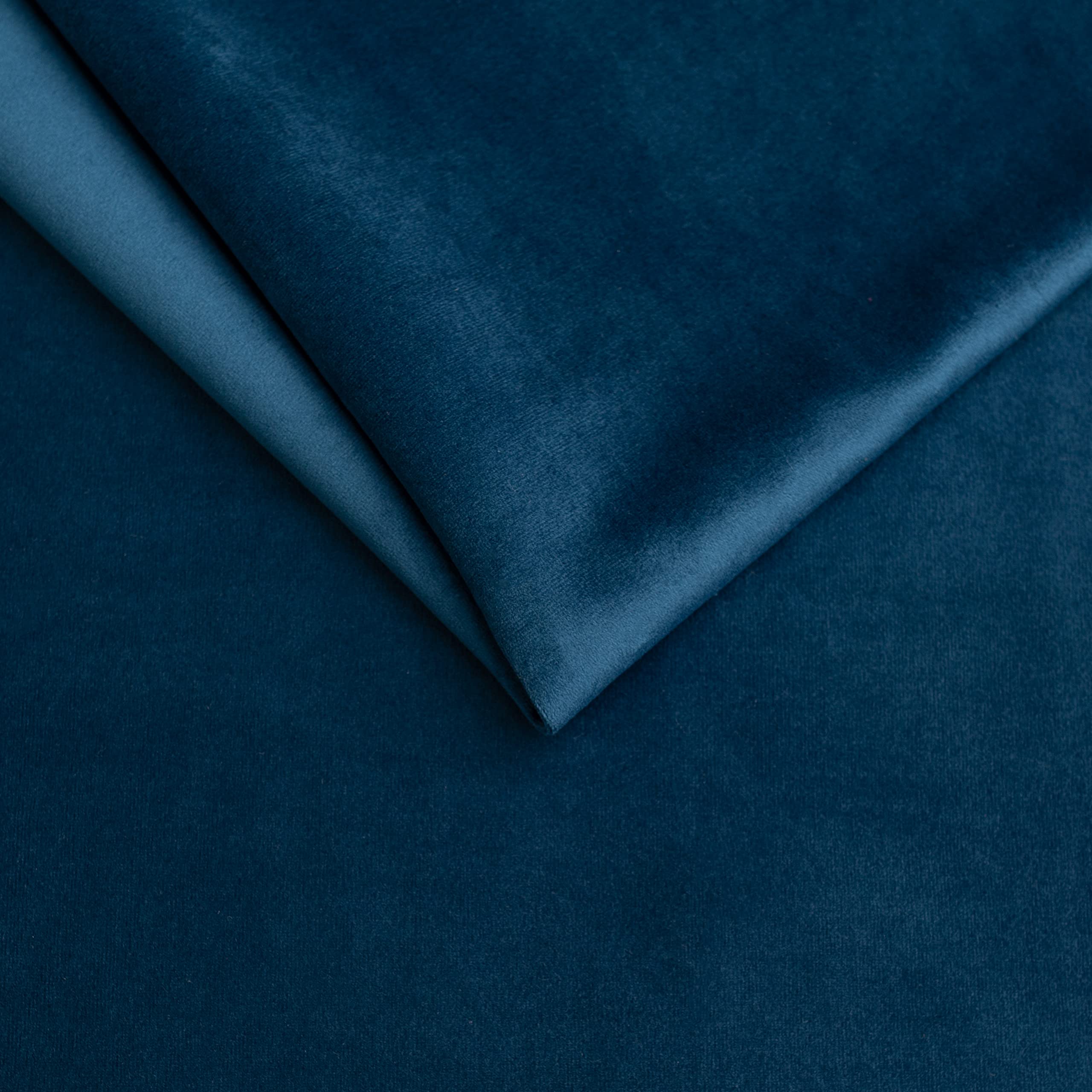 MASTERS OF COVERS Snug Fit Velvet Sofa Slipcover for IKEA Klippan 2-Seater Loveseat - Soft Blue Velvet Fabric Replacement Cover | Perfect for Living Room, Bedroom & Home Decor