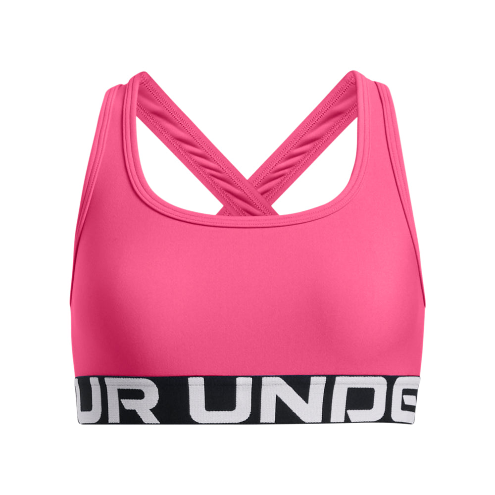 Under Armour Girls' Crossback Sports Bra for Youth - Lightweight & Supportive for Running, Yoga & Active Play
