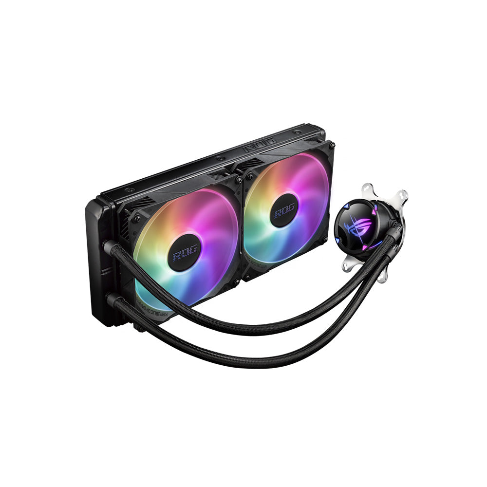 ASUS ROG Strix LC II 280 ARGB AIO Liquid CPU Cooler - High Performance RGB Water Cooling System for Gaming PCs & Workstations - Perfect for Overclocking and Silent Operation