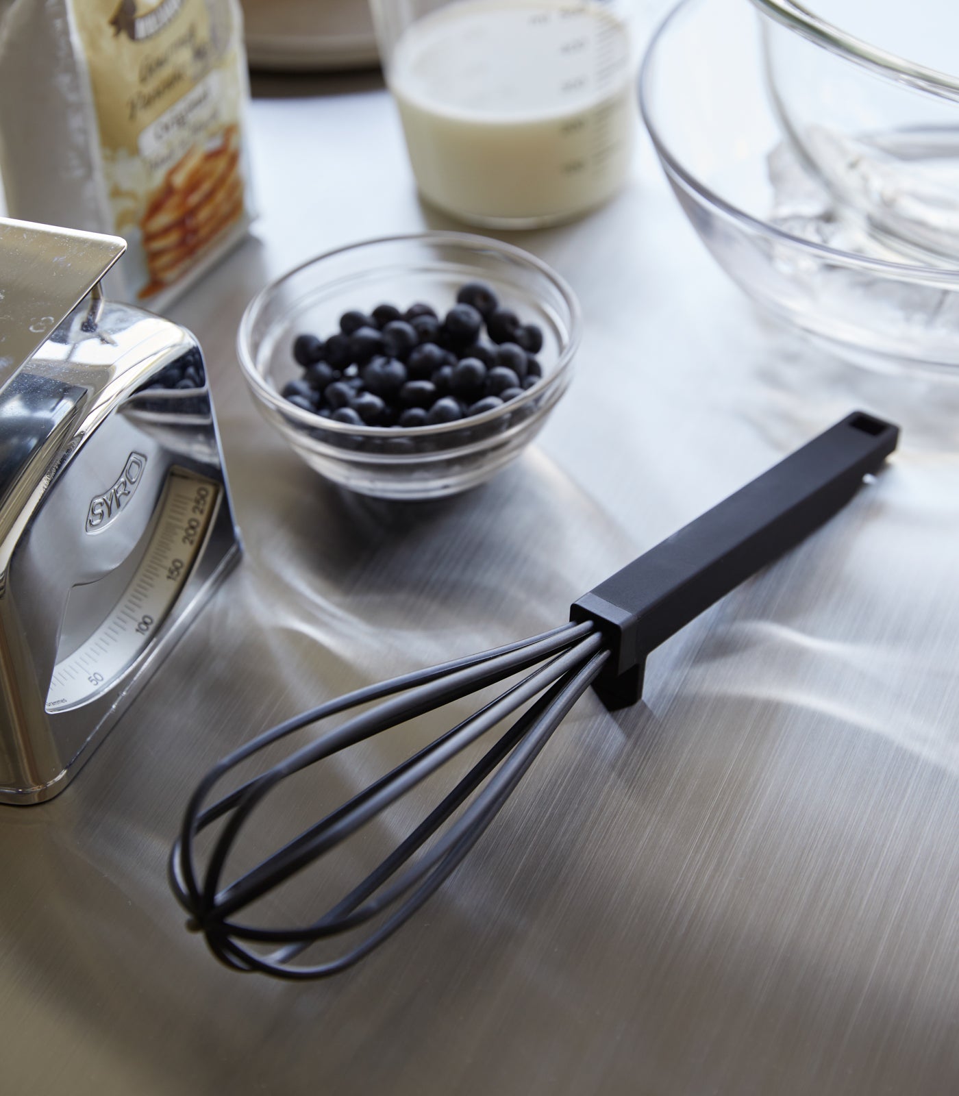 Premium Floating Whisk - Silicone & Nylon Mix for Effortless Mixing - Perfect for Baking, Cooking, and Whisking Eggs, Sauces, and Batters