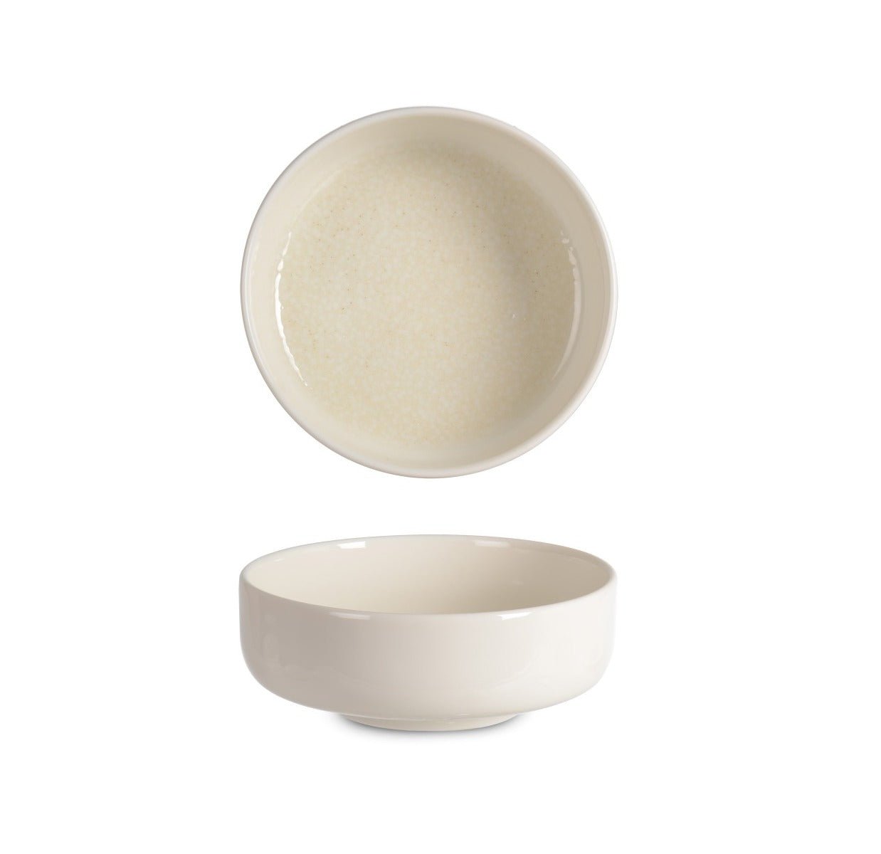 Dotti Ceramic Bowl 14 cm (370cc) - Elegant and Durable Serving Bowl for Soup, Salad, Cereal, and Desserts - Perfect for Home, Restaurant, and Party Use