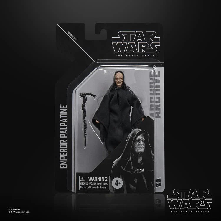 Star Wars The Black Series Archive Collection Emperor Palpatine 6-Inch Action Figure - Return of The Jedi Movie Character Collectible for Display & Gift Giving