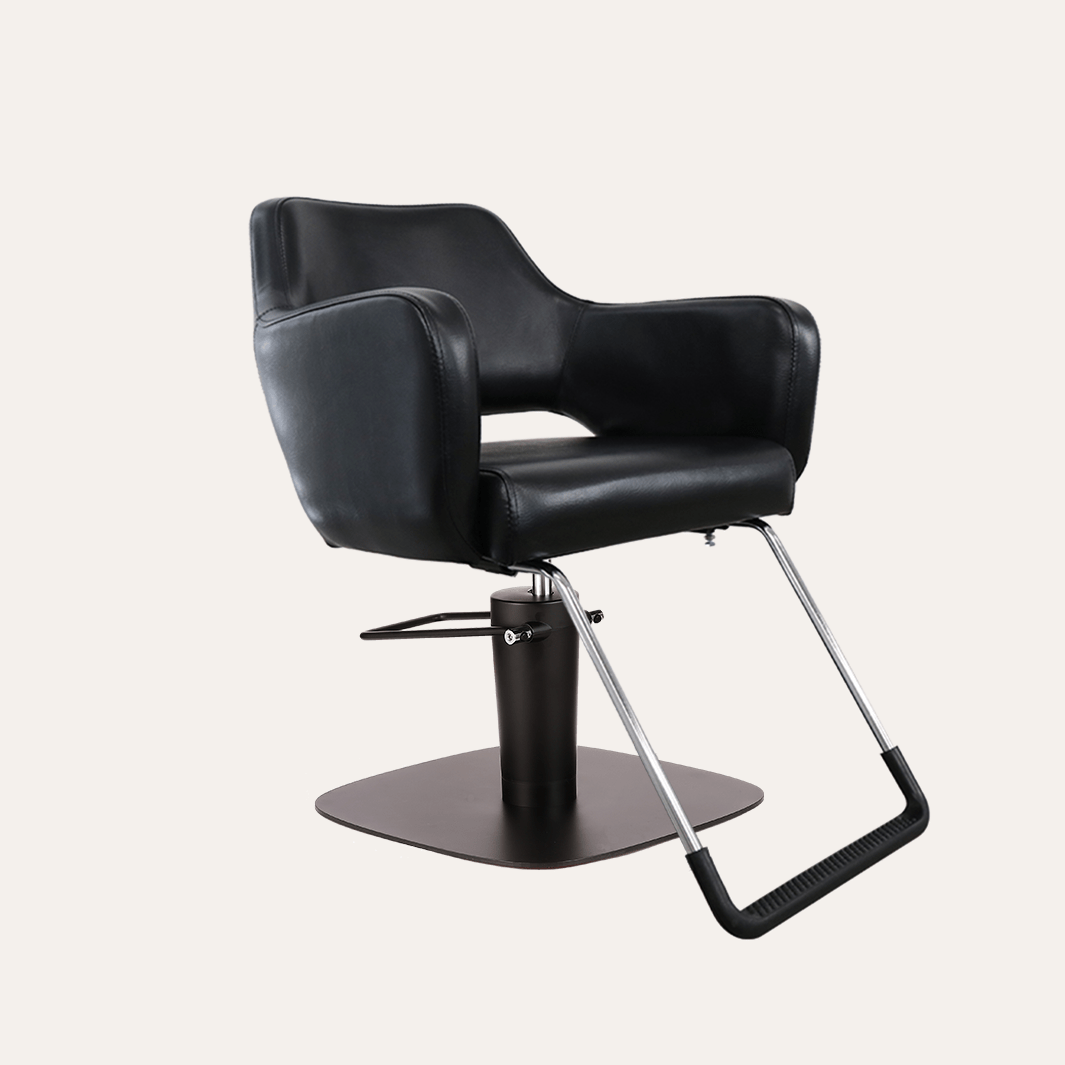 Stylish Salon Chair for Hair Styling & Barber Shop - Ergonomic & Durable Beauty Salon Furniture for Hairdressers & Clients - Perfect for Home Salons & Professional Beauty Spaces