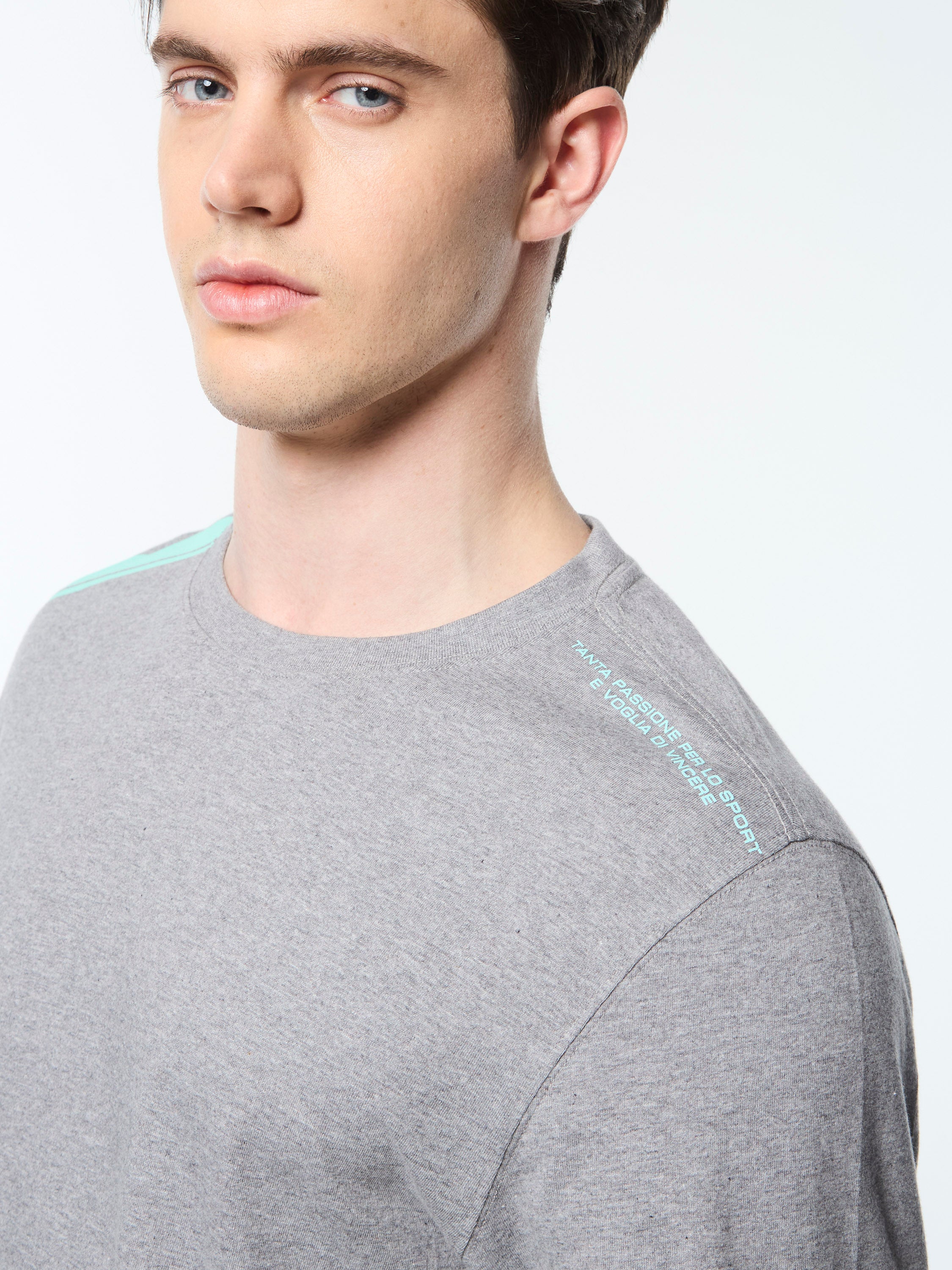 Presto Men's Heather Grey T-Shirt - Soft Cotton Casual Tee for Everyday Wear, Gym & Outdoors