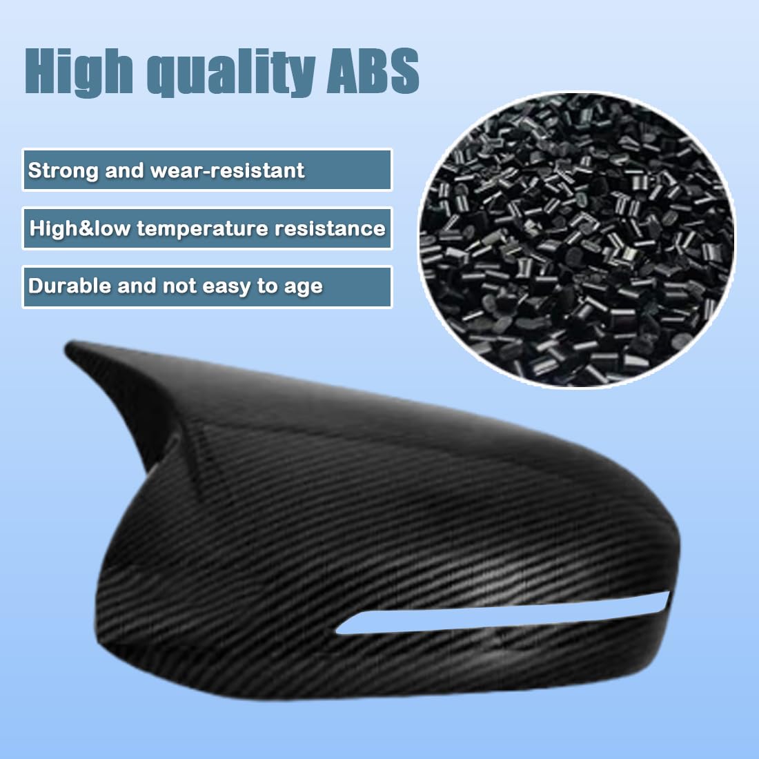 Carbon Fiber Side Mirror Cover for Kia Optima K5 2010-2015 - XITER Rear View Mirror Cap Replacement - Perfect for Car Customization & Protection