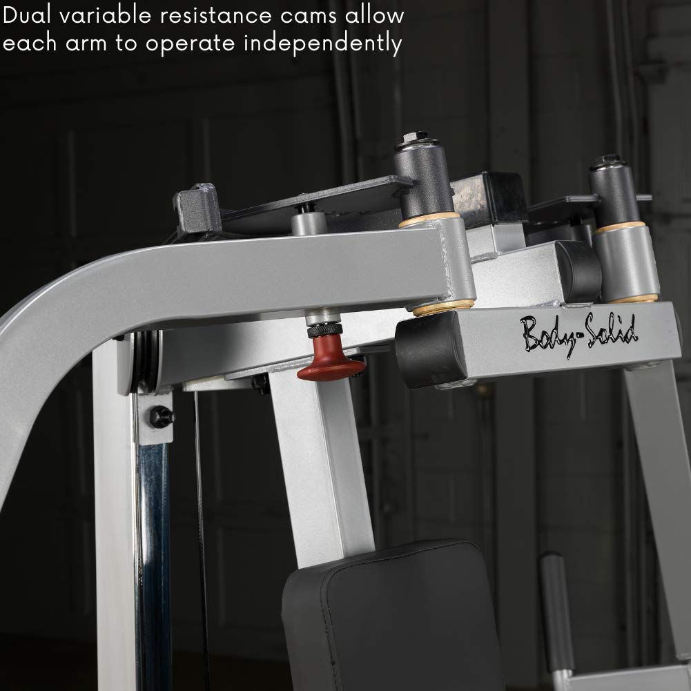 Body-Solid Pec Deck Machine - Chest & Shoulder Strength Training Equipment for Home & Gym Use | Perfect for Muscle Building & Fitness Workouts