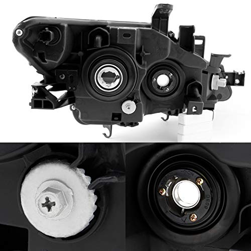 AKKON - Replacement Left Side Headlight for Nissan Murano SUV - Halogen Type Chrome Driver Headlamp - Perfect for Night Driving & Off-Road Adventures
