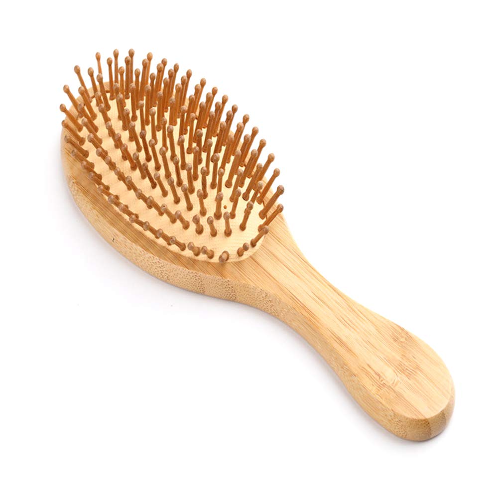 SouFace Bamboo Hair Loss Massage Comb - Natural Anti-Hair Loss Scalp Massager for Men & Women, Detangling Brush with Antibacterial Properties for Healthy Hair Growth, Stress Relief & Dandruff Control - Perfect for Daily Hair Care, Salon Styling & Relaxing Scalp Massage at Home