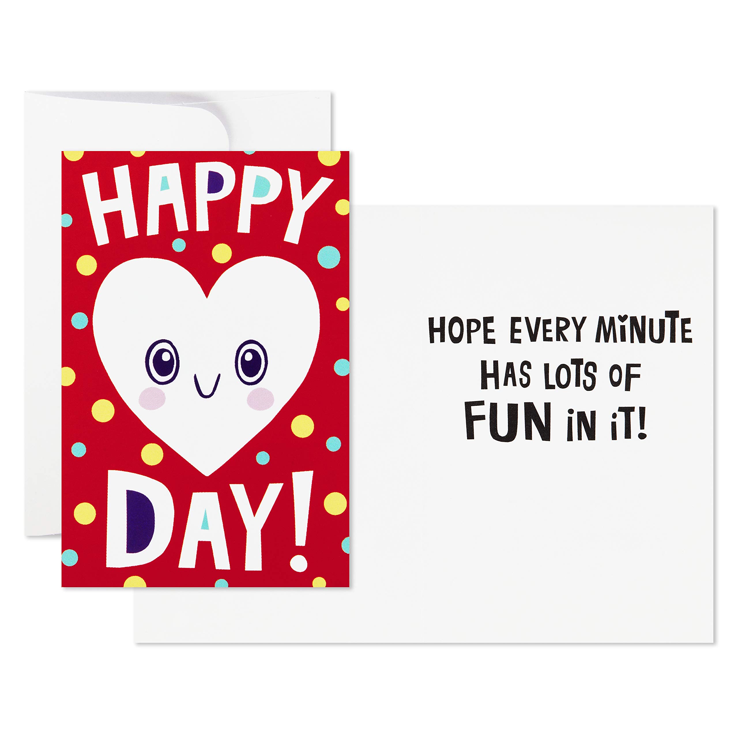 Hallmark Assorted Valentine's Day Cards for Kids - 24 Pack with Envelopes, Cute Heart Designs for Classroom Exchange, School Parties & Friendship Celebrations
