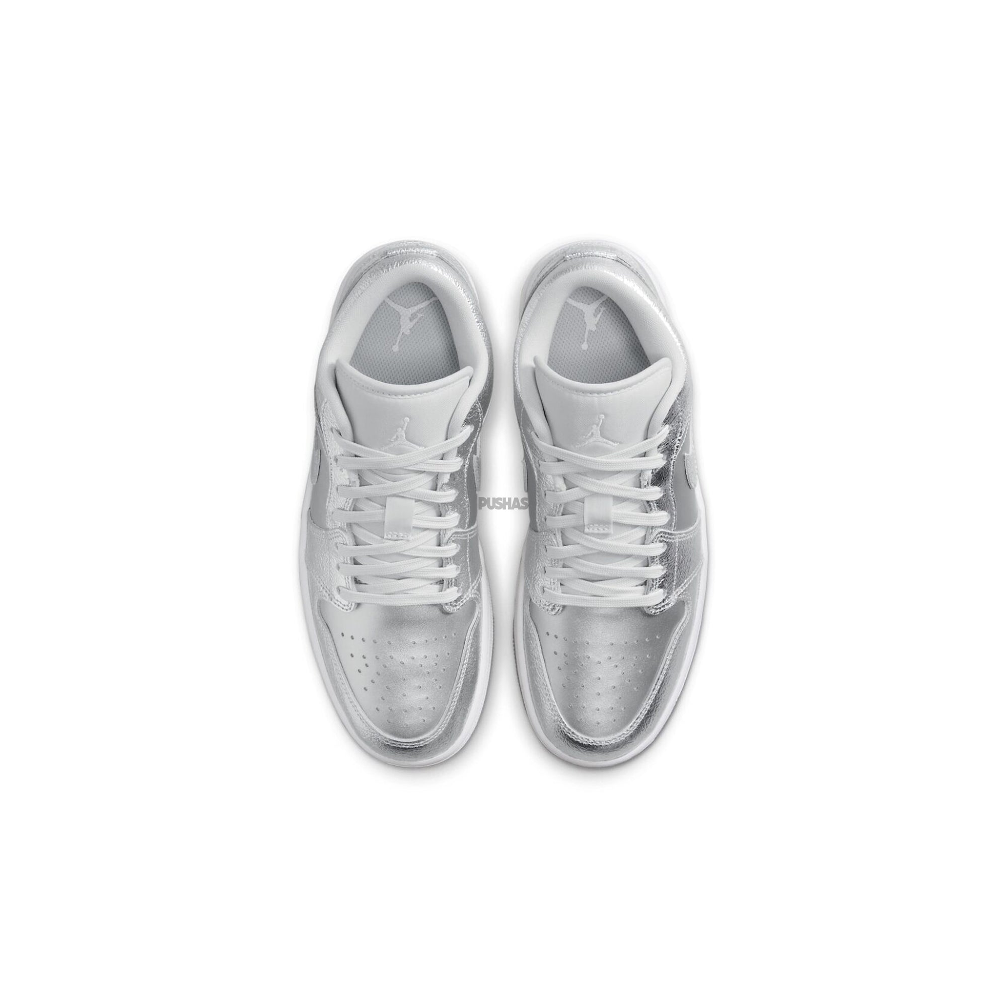Air Jordan 1 Low SE 'Metallic Silver' Women's Shoes 2024 - Lightweight Basketball Sneakers for Women, Fashionable Gym & Streetwear - Perfect for Running, Workouts and Casual Outfits