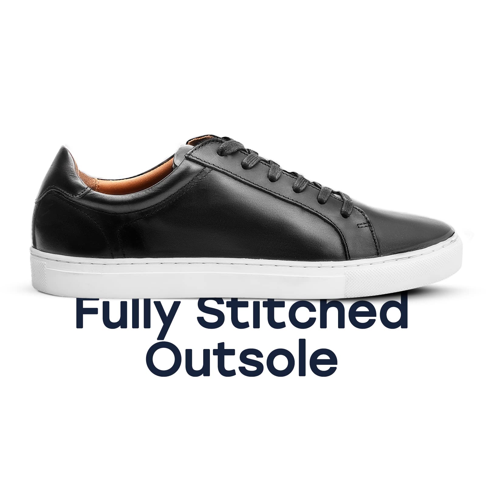 Dunross & Sons Men's Sneakers - Fashionable Lace-Up & Slip-On Casual Shoes for Men | Comfortable Leather Walking Shoes for Daily Wear, Work & Outdoor Activities