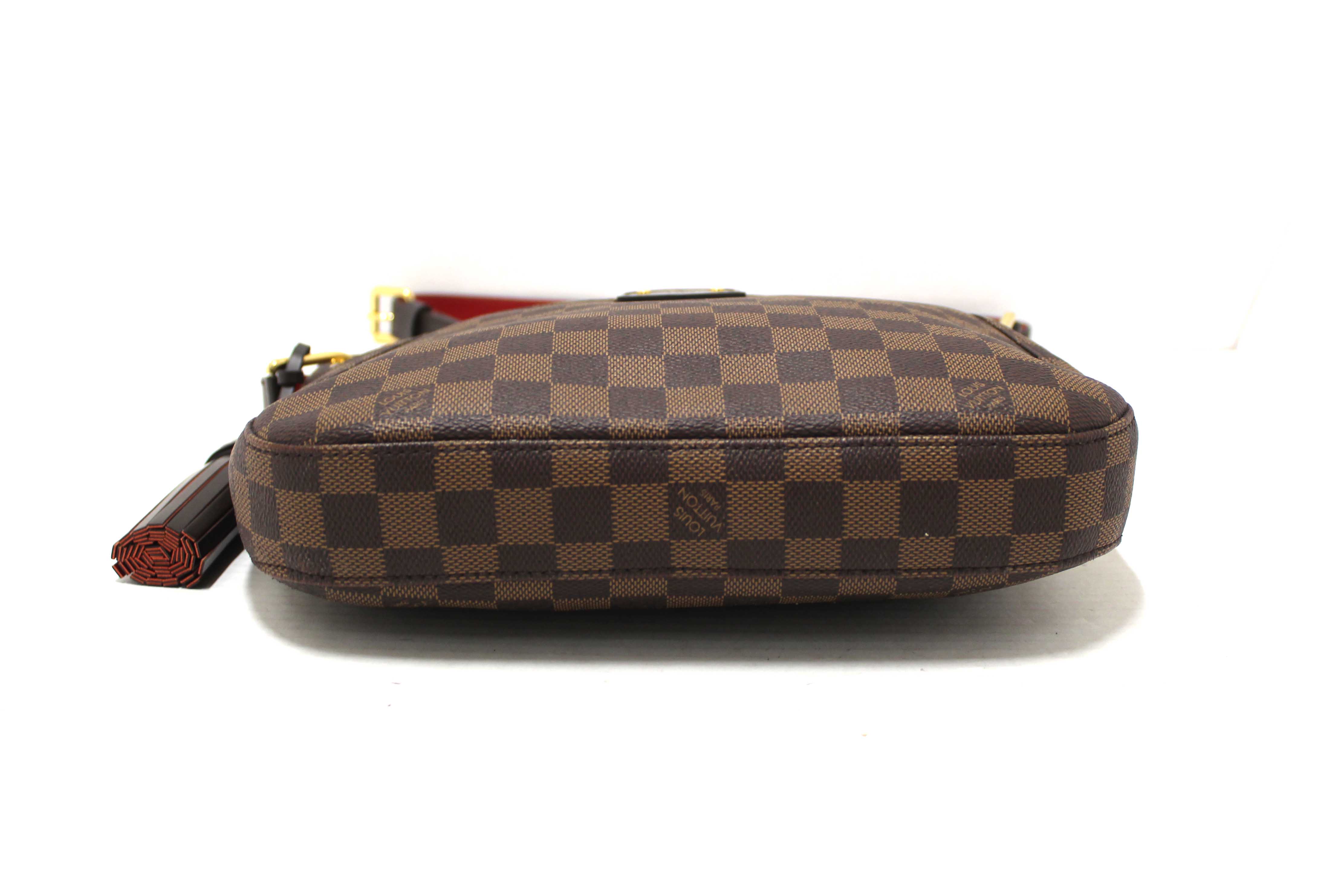 Authentic Louis Vuitton Damier Ebene South Bank Besace Messenger Bag for Women - Luxury Crossbody Bag for Travel, Work & Everyday Use