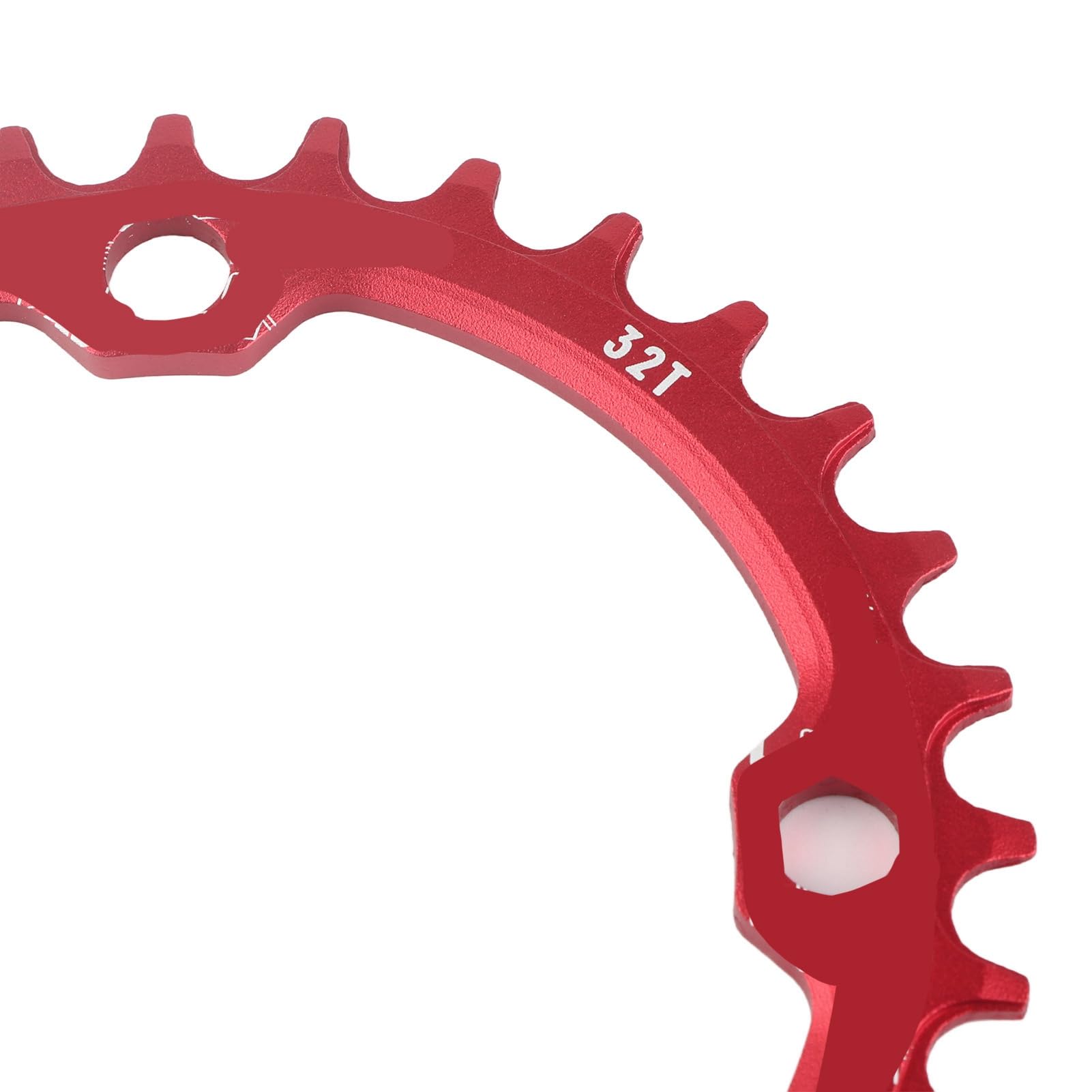 **Dioche 32T Red Bike Chainring - 32/34/36/38T Carbon Steel Narrow Wide Chainring for BCD 104mm - Compatible with Speed Bike, e-Bike, Fat Bike & Mountain Bike - Perfect for Off-Road Trails & Urban Commuting**