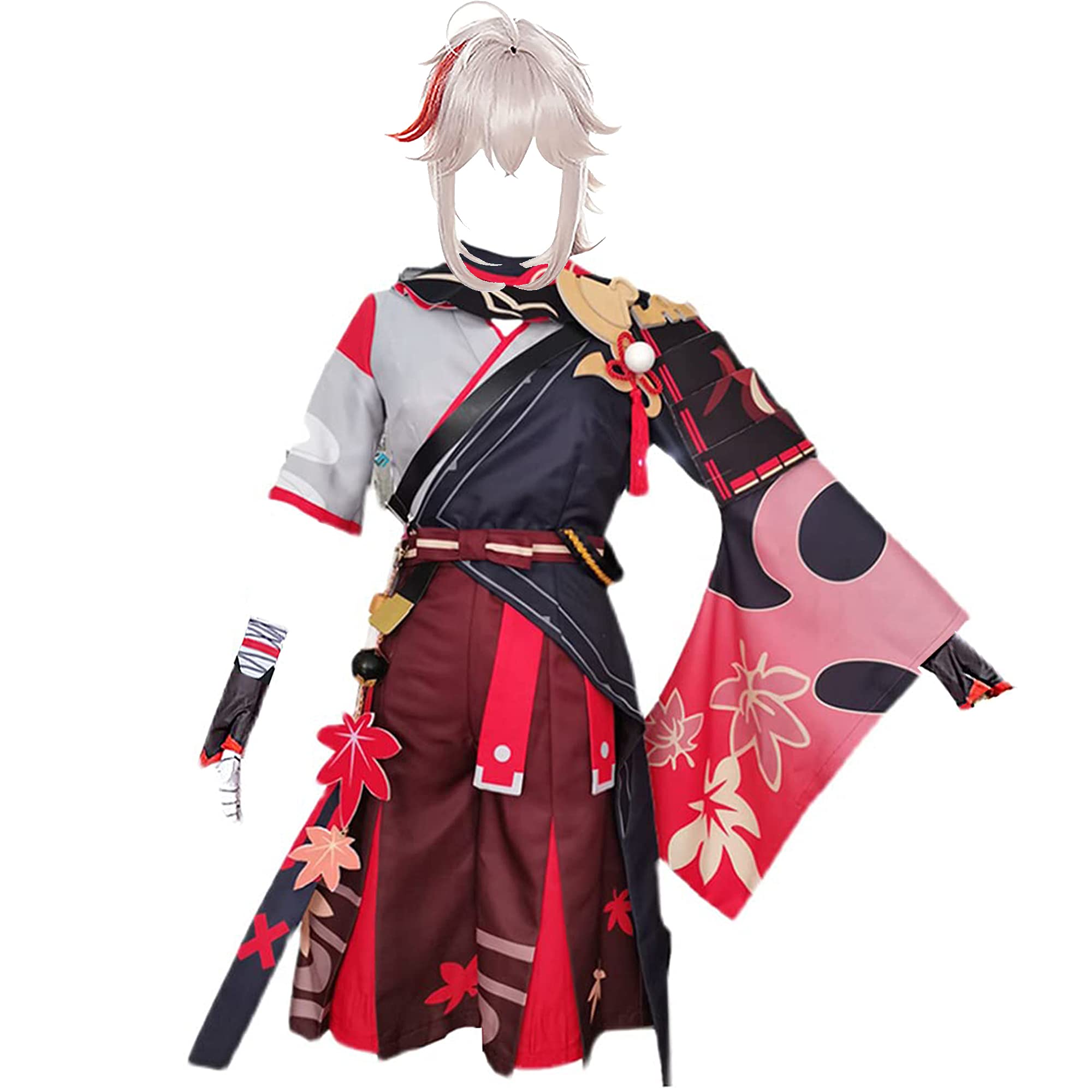 Genshin Impact Kaedehara Kazuha Cosplay Costume - Anime Role Play Outfit for Halloween, Carnival & Conventions | Perfect for Cosplay Events, Themed Parties & Anime Lovers