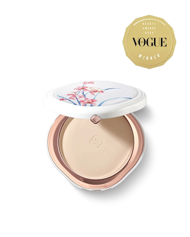 Yurong Airbrushed Tinted Pressed Powder - Ode to Embroidery | Oil Control & Matte Finish Makeup | Perfect for Daily Wear & Special Occasions