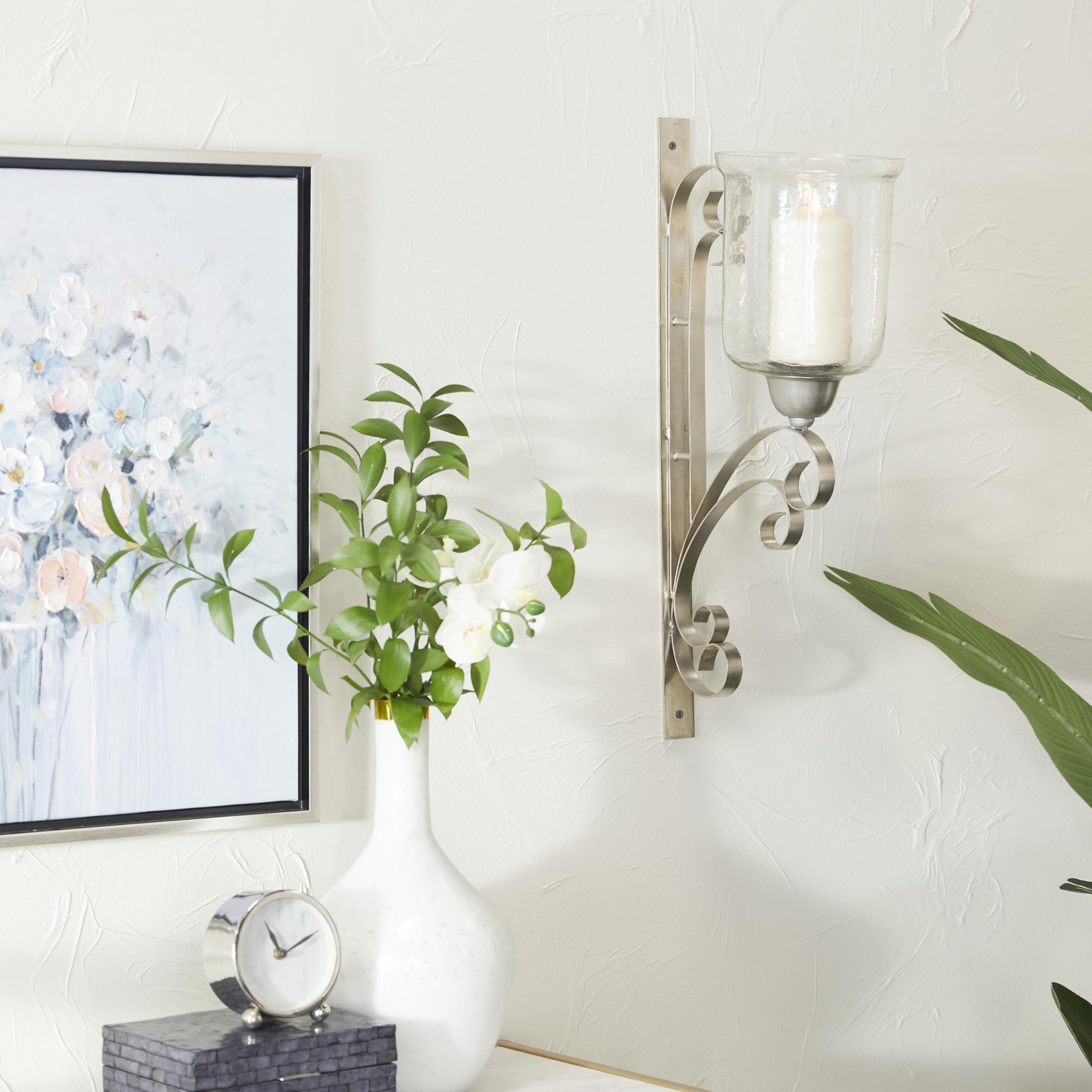 Deco 79 Modern Metal Wall Sconce - 7