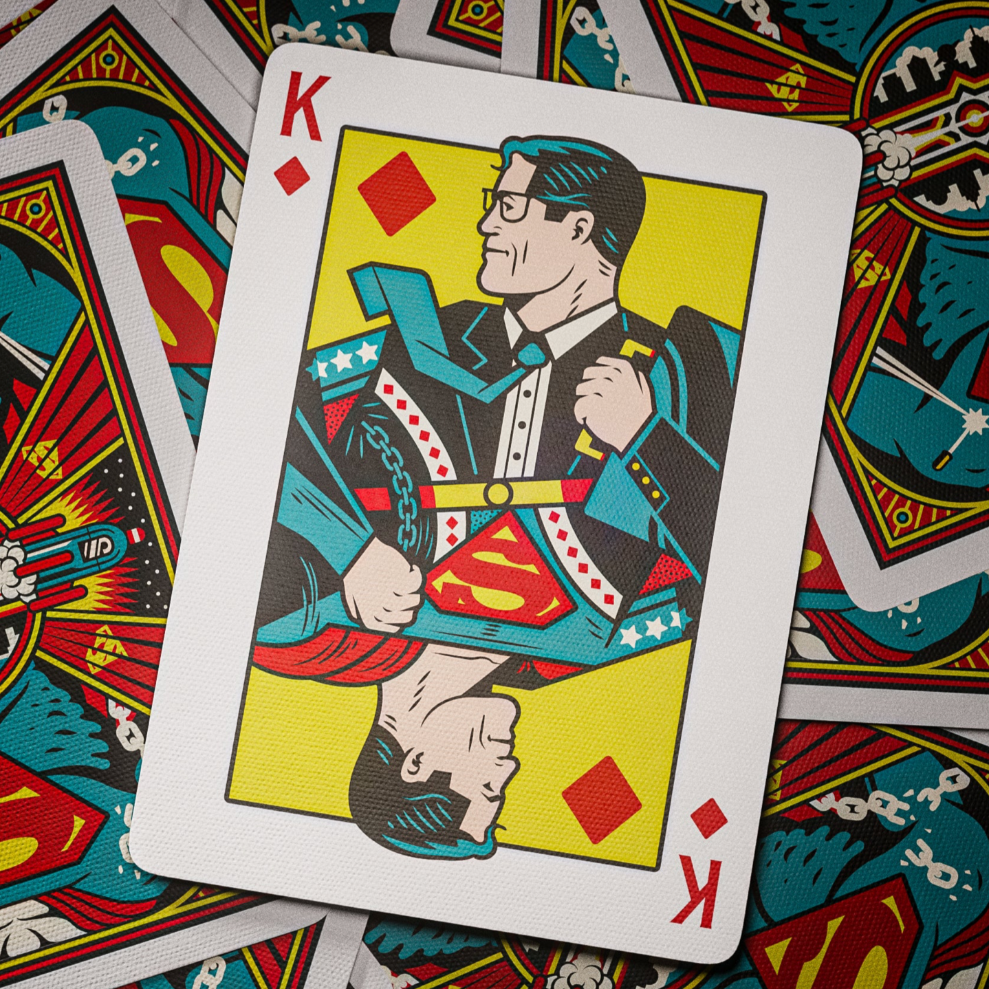 Superman Themed Playing Cards - Premium Deck for Poker, Magic Tricks & Game Nights - Perfect for Collectors, Gifts & Party Entertainment