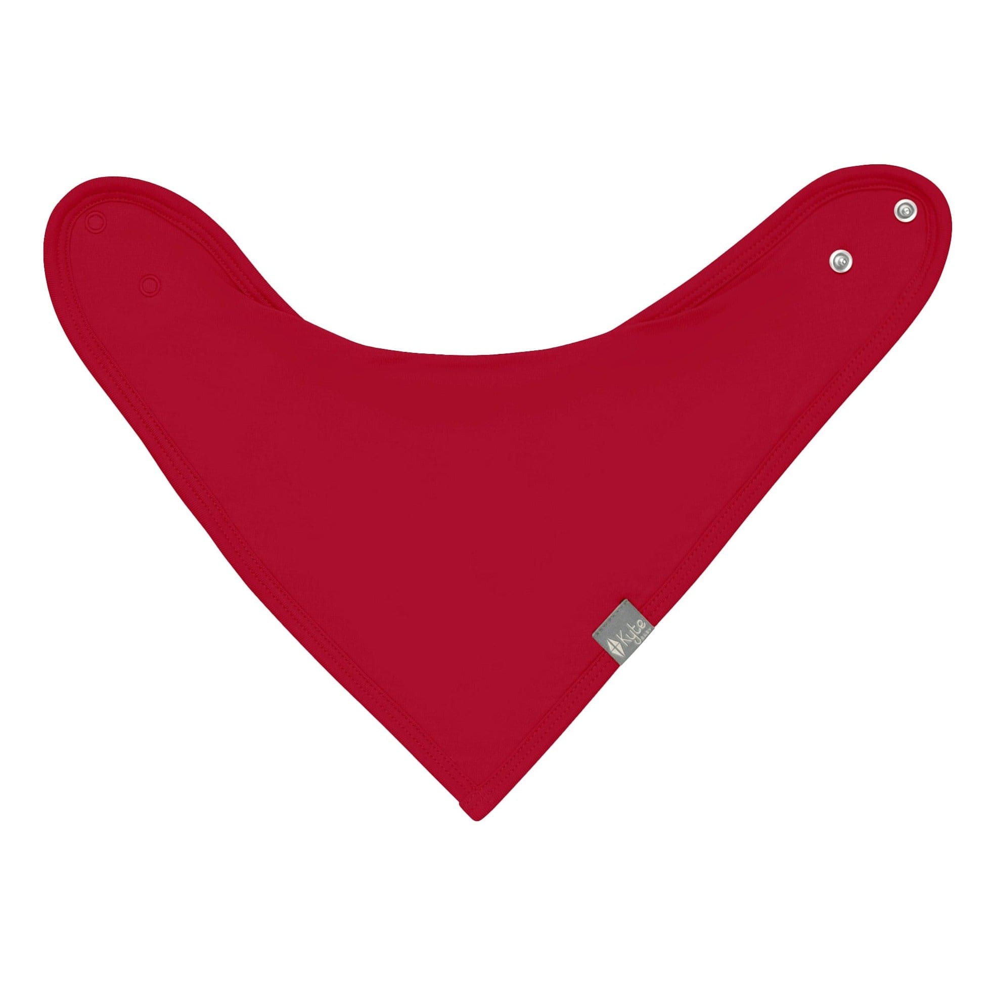Baby Bib in Cardinal Red - Soft & Absorbent Drool Bibs for Infants & Toddlers - Perfect for Feeding, Teething, and Messy Playtime