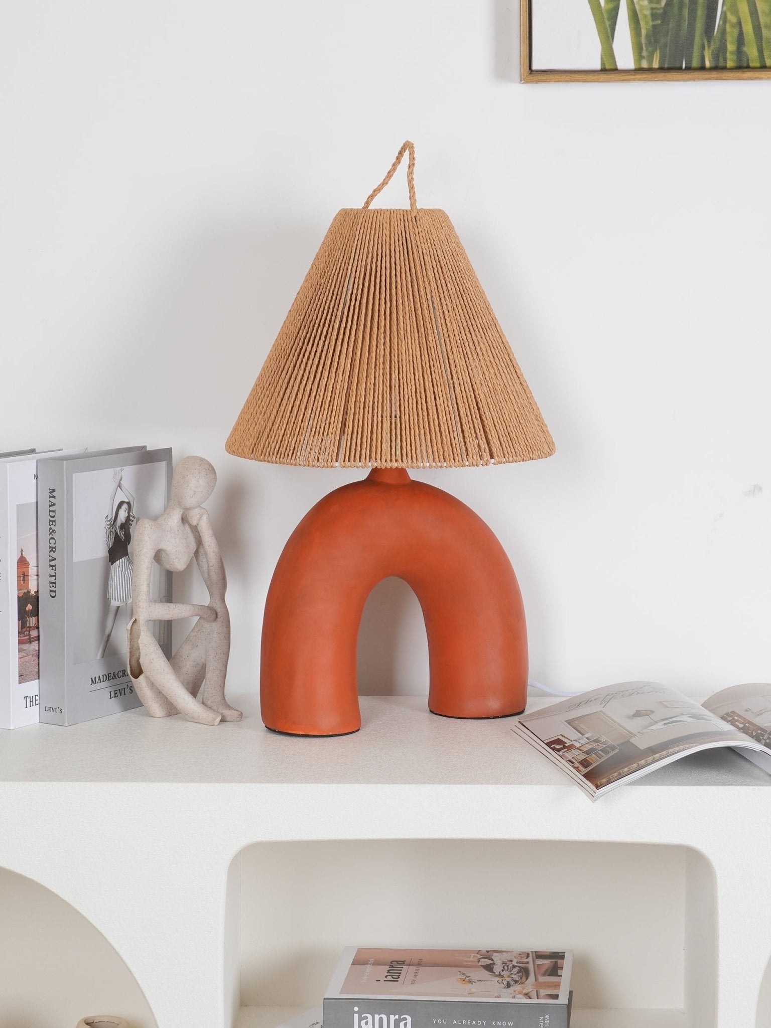 Modern Arched Table Lamp - Adjustable LED Desk Light for Bedroom, Living Room & Office - Stylish Home Decor & Reading Light