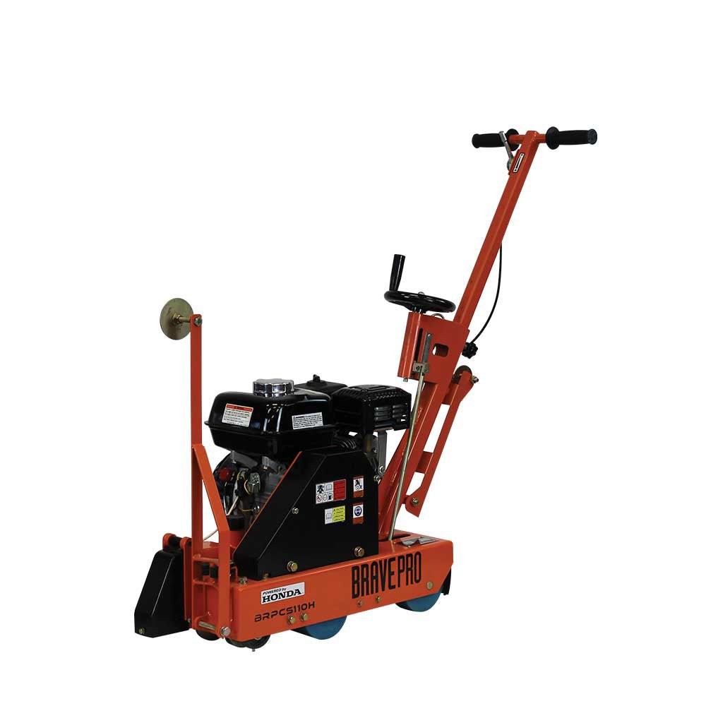 Brave Green 10-Inch Concrete Saw with Honda GX200 Engine - Perfect for Construction, Demolition & DIY Projects