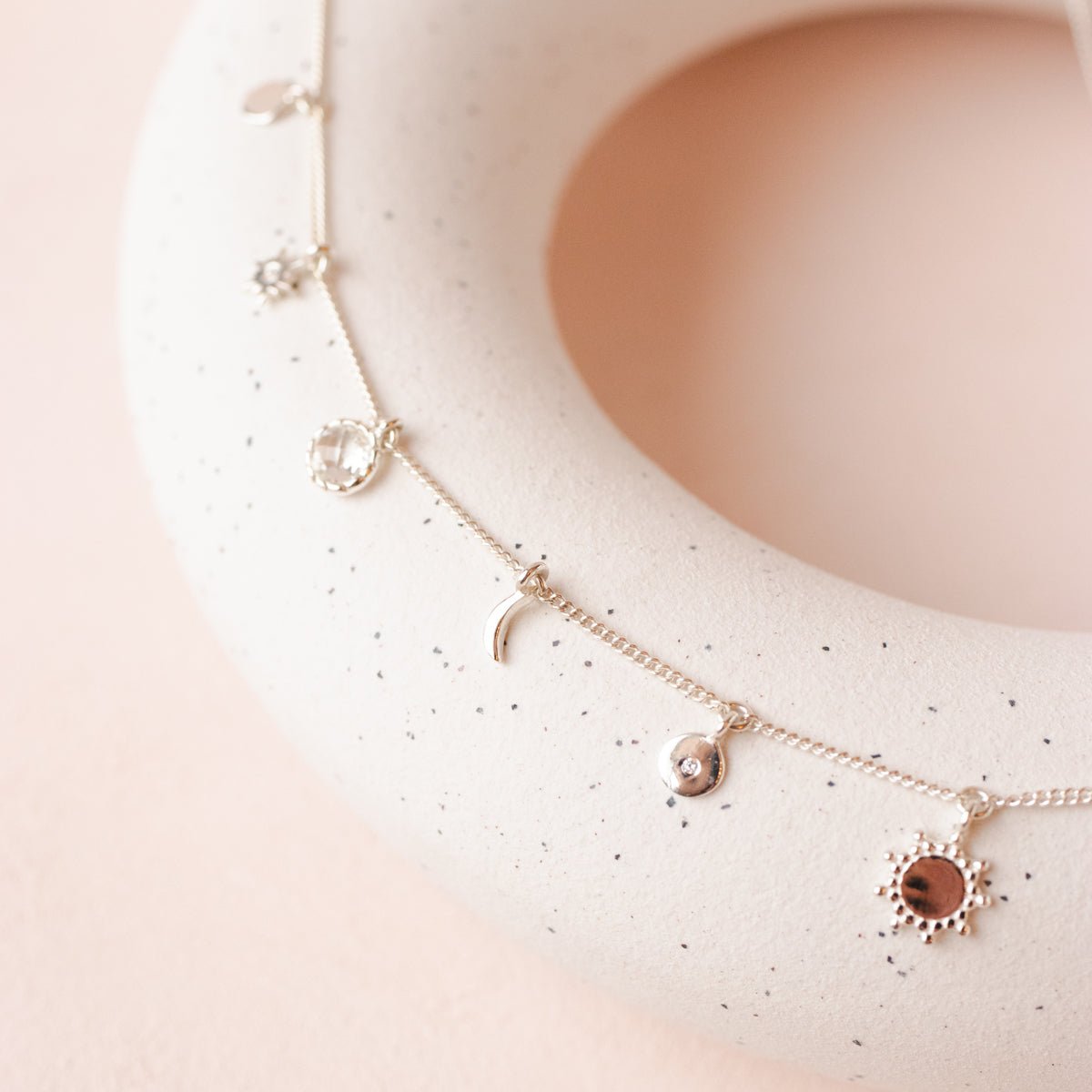ALL THE PRETTY LITTLE THINGS Silver Necklace - Elegant Layering Jewelry for Women, Perfect for Date Night & Special Occasions