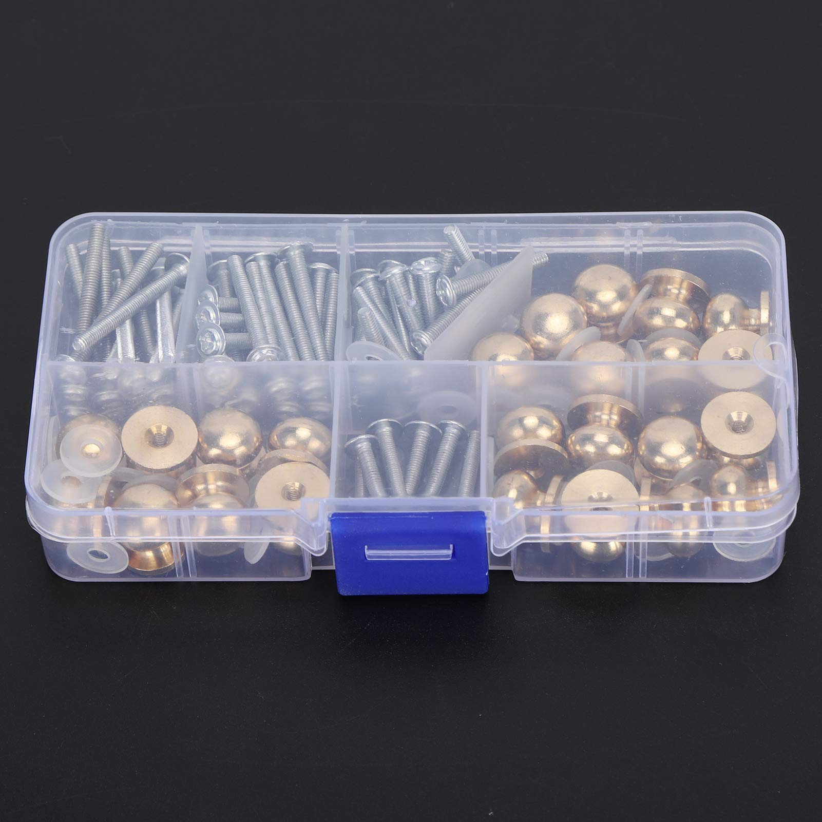 Brass Corrosion-Resistant Nail Rivet Studs - Durable Pacifier Nail Screw Set for DIY Crafts, Luggage Repair & Leather Working | Perfect for Gift Making & Home Improvement Projects