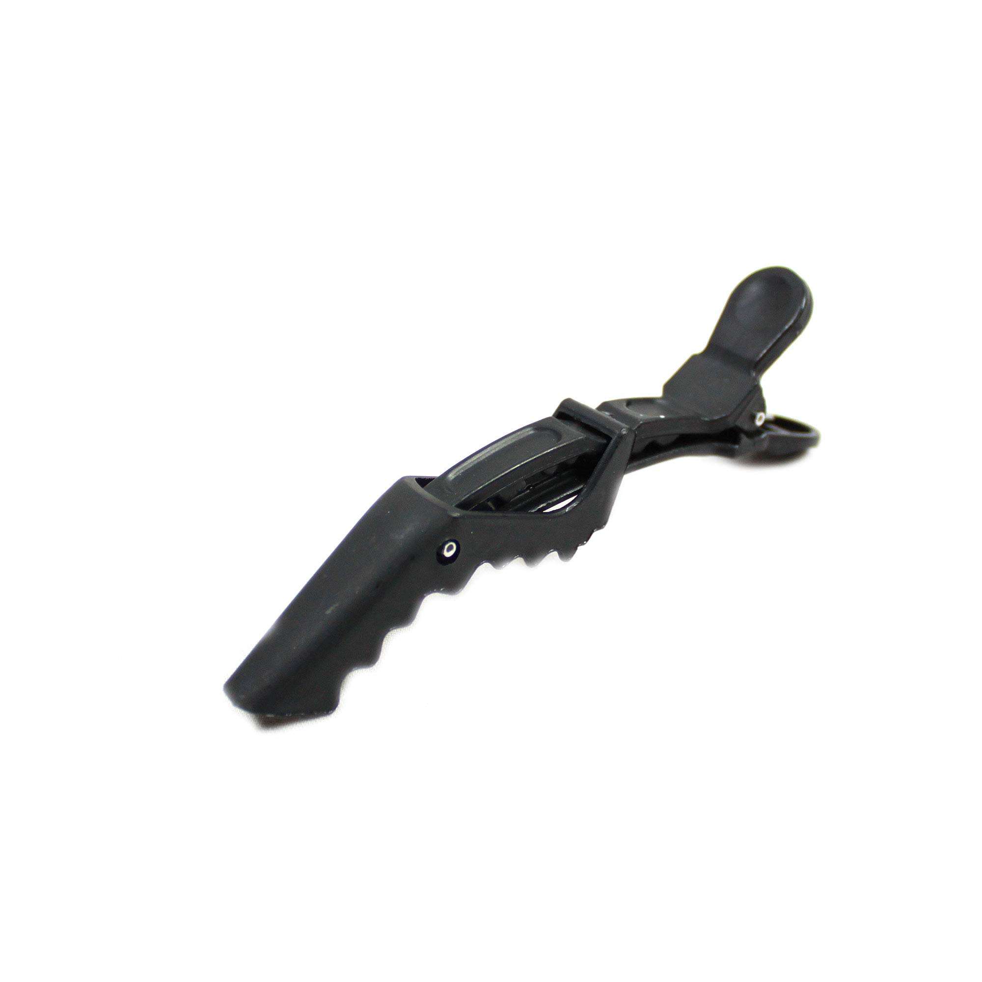 12-Piece Black Alligator Hair Clips with Wide Teeth - Strong Hold Sectioning Clips for Hair Styling, Cutting & Braiding - Perfect for Salons, DIY Hairstyles & Extensions