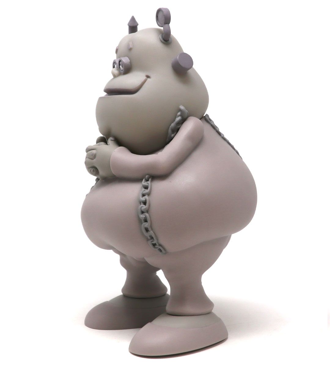 Ron English Franken Fat Monotone Art Toy - Collectible Vinyl Figure for Pop Art Enthusiasts | Perfect for Display in Home, Office, or Art Collections