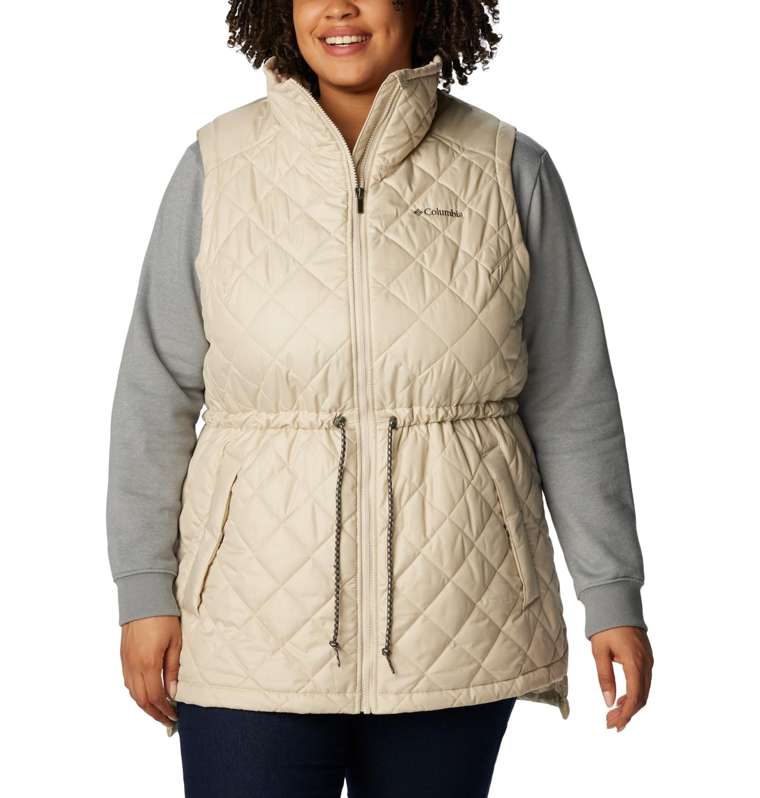 Columbia Women's Copper Crest Mid Vest - Lightweight Insulated Puffer Vest for Hiking, Running & Outdoor Activities