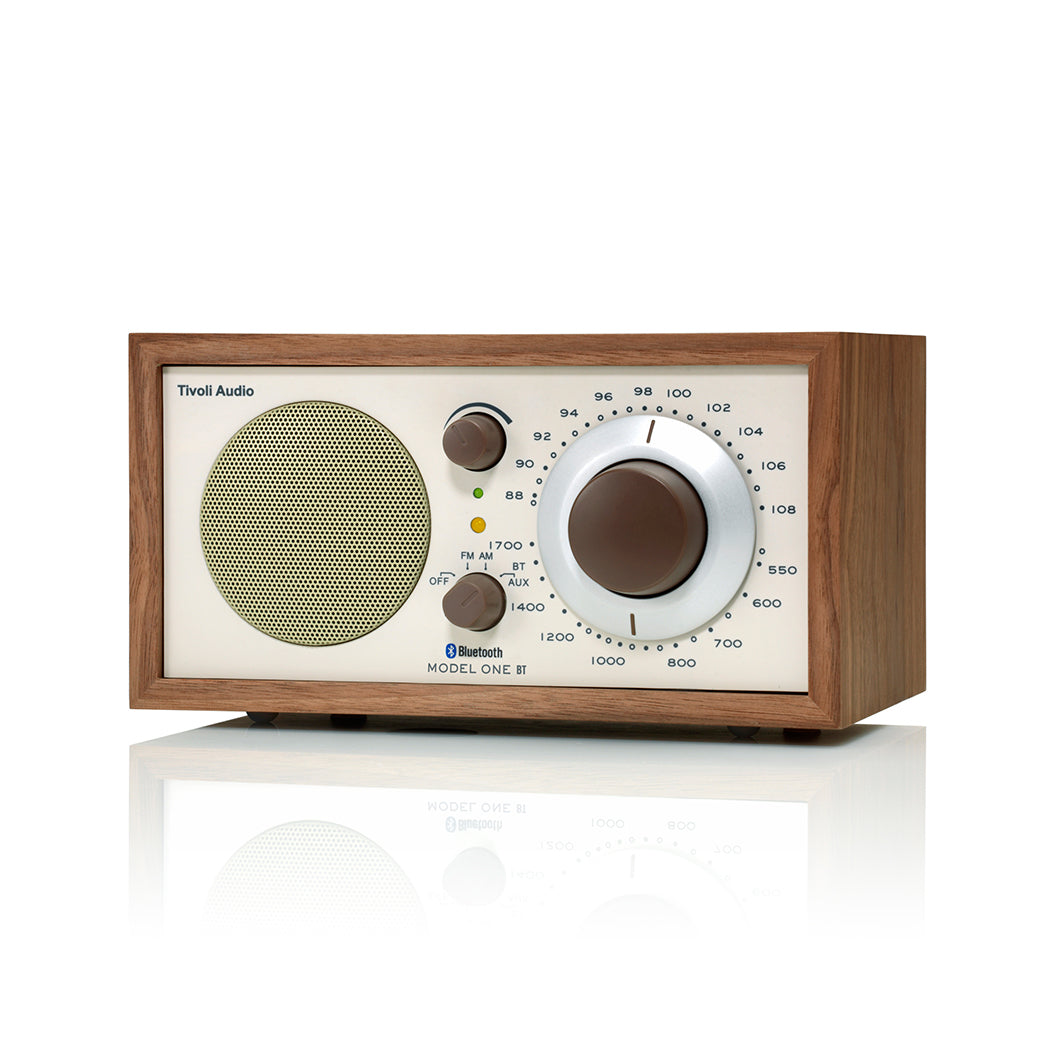 Tivoli Audio Henry Kloss Model One Bluetooth FM Radio - Premium Tabletop Speaker with Wireless Streaming, Classic Design for Home, Office, and Bedroom Use