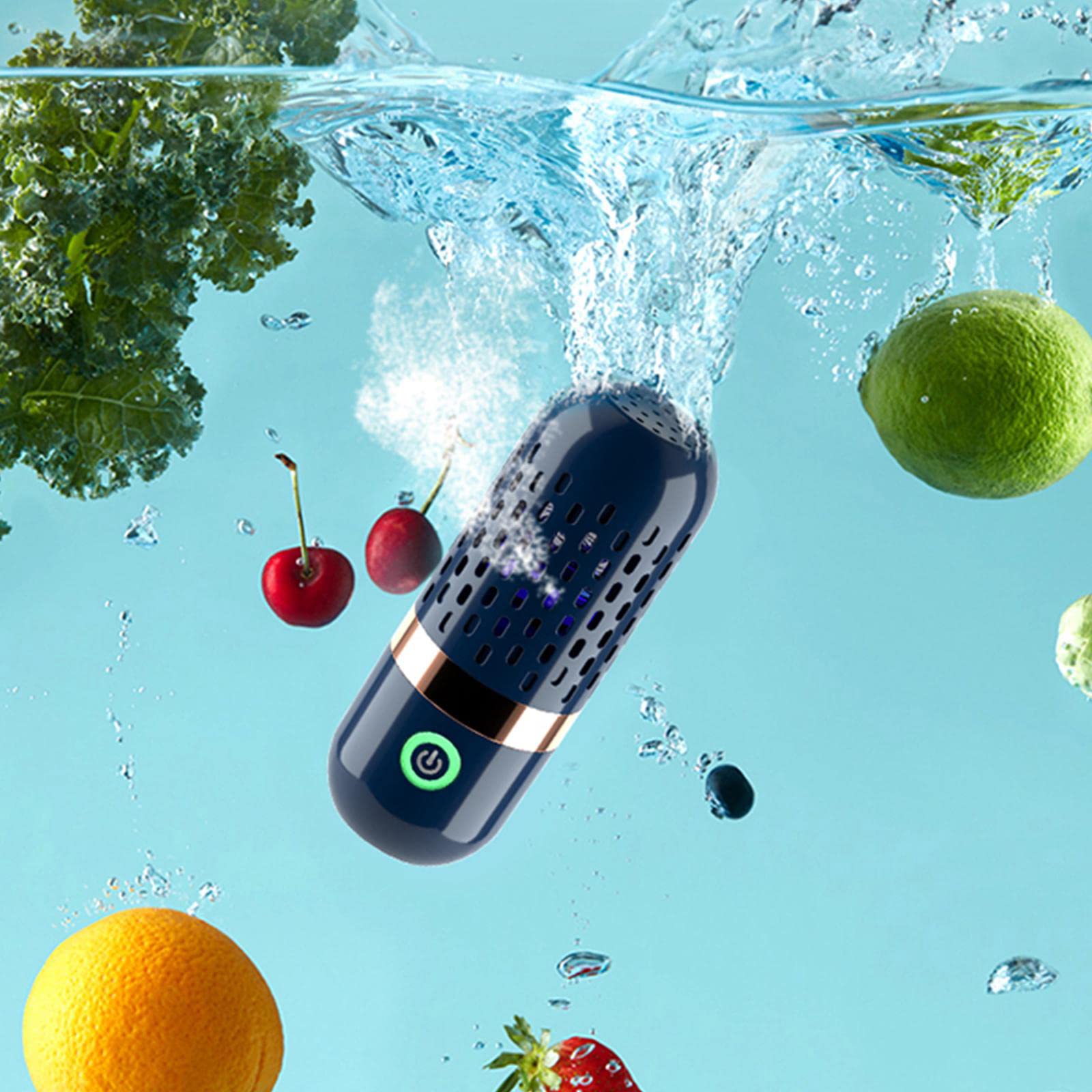 RANRAO Fruit and Vegetable Washing Machine - Electric Fruit Purifier & Cleaner for Fresh Produce | Waterproof Kitchen Appliance for Washing Berries, Leafy Greens, and Organic Fruits | Perfect for Home, Restaurant, and Healthy Lifestyle