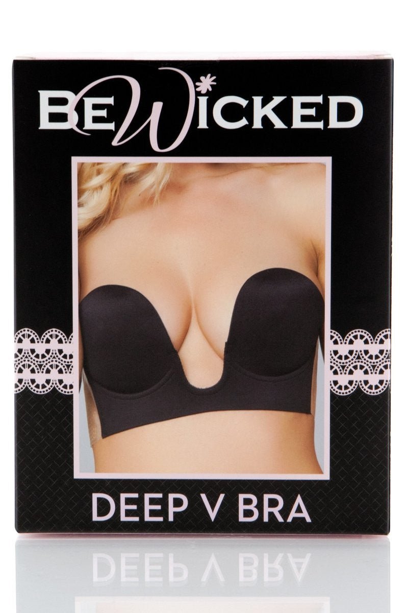 BeWicked Women's Sexy Deep V Push Up Bra - Lace Lingerie for Date Night & Special Occasions