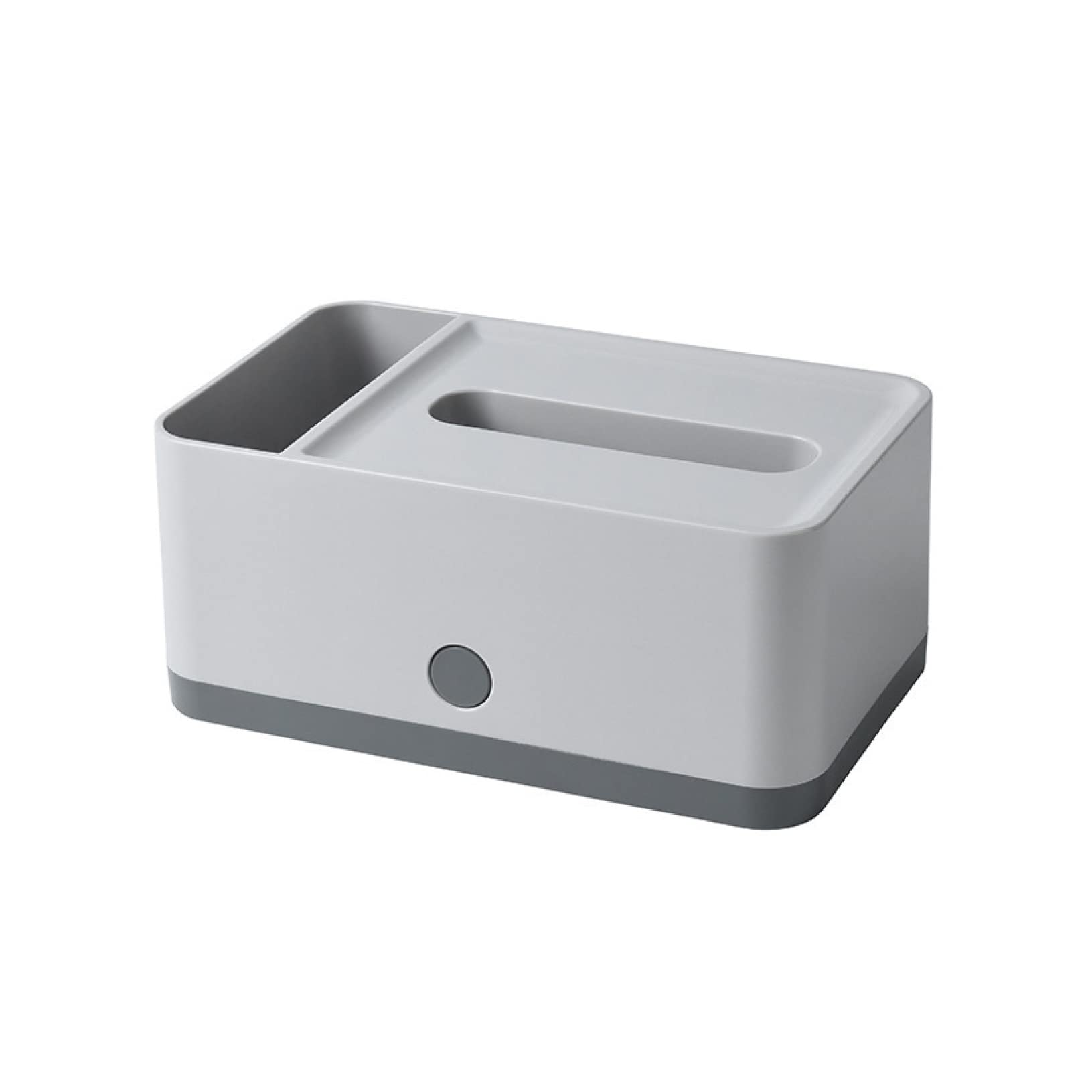 Multifunctional Plastic Tissue Box Holder for Living Room & Home Office - Remote Control Storage Organizer with Decorative Design | Perfect for Sofa Side Table, Desk, and Shelf Organization