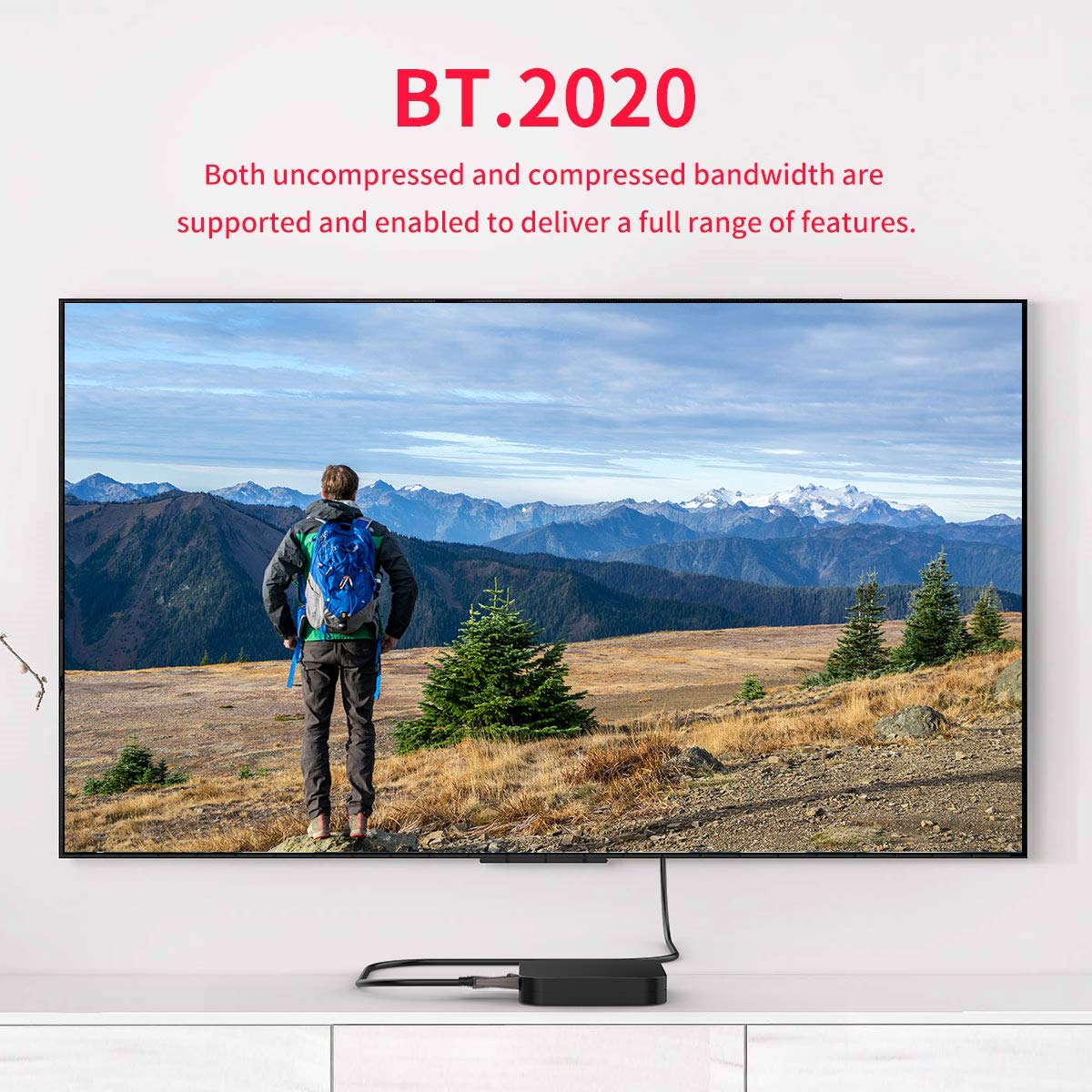 BIFALE DP Fiber Optic Cable 50ft - 8K DisplayPort Cable 1.4 with HBR3, DSC 1.2, HDR10, 32.4Gbps - Supports 8K@60Hz & 4K@144Hz - Ultra Thin Slim Fiber Optic DP Cable for Gaming Monitors, Home Theater & Professional Workstations