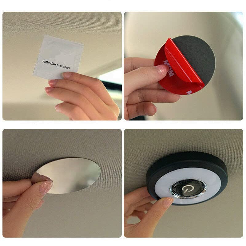 KAGOR USB Rechargeable LED Car Ceiling Light - Bright Multi-Function Interior Dome Light for Vehicles, RVs, Camping & Bedroom Cabinets - Perfect for Night Driving, Road Trips and Interior Lighting