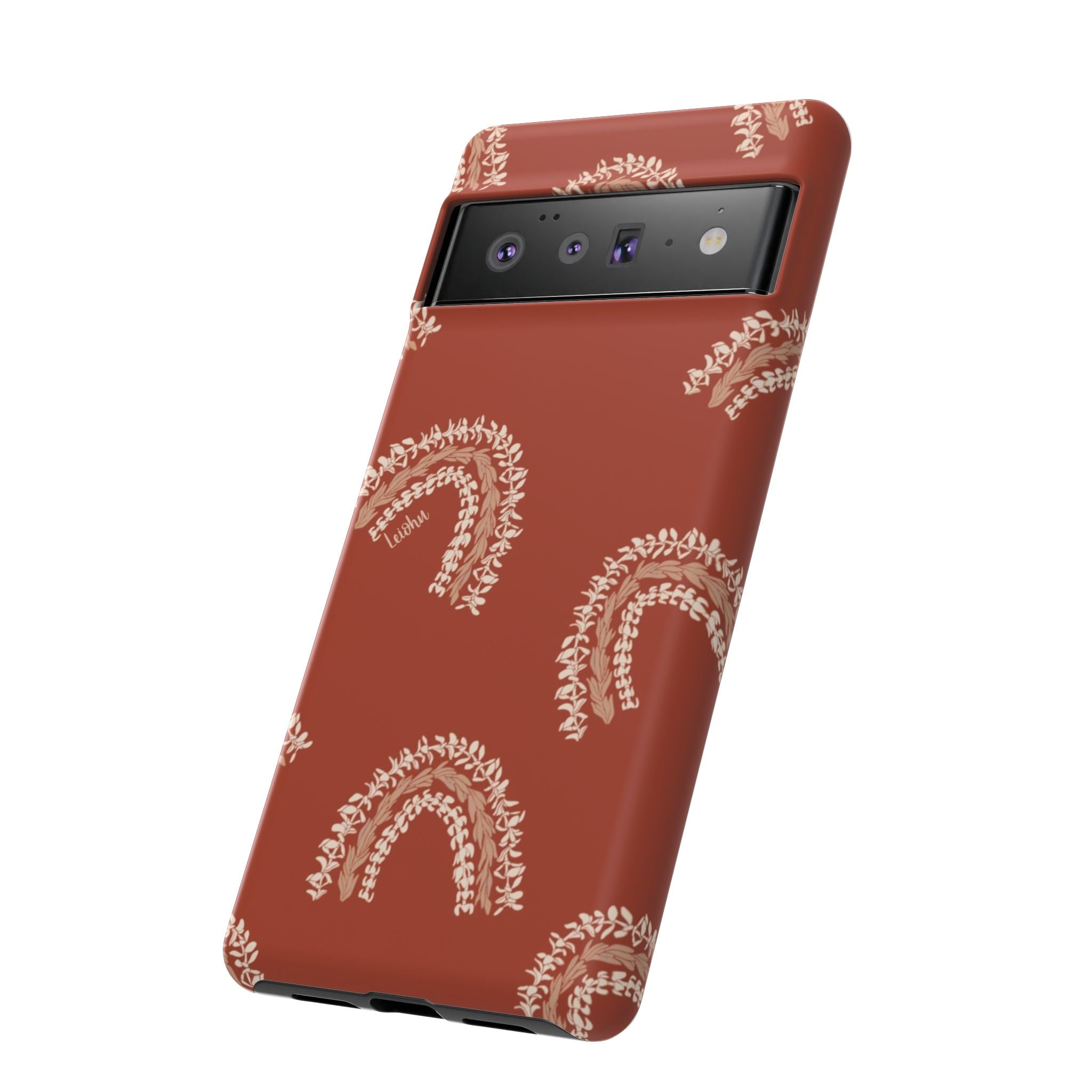 Authentic Hawaiian Ānuenue Lei - Colorful Flower Necklace for Google Pixel Phone Accessories - Perfect for Luau Parties, Graduations, and Hawaiian-Themed Events