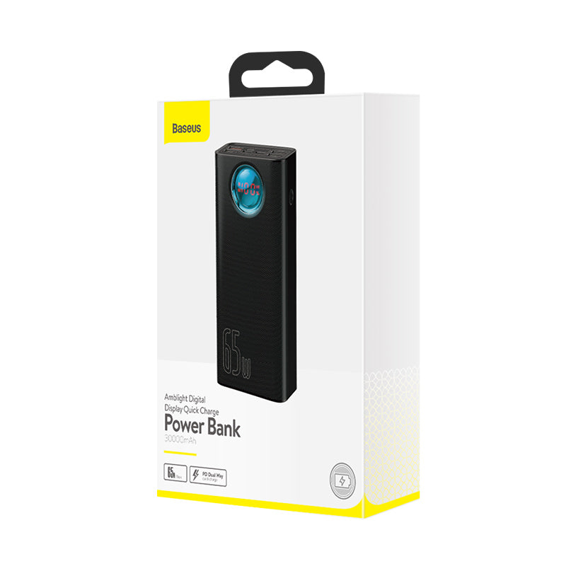 30000mAh 65W Fast Charging Power Bank - Portable Charger for iPhone, Samsung, Laptop | Perfect for Travel, Camping & Emergency Backup