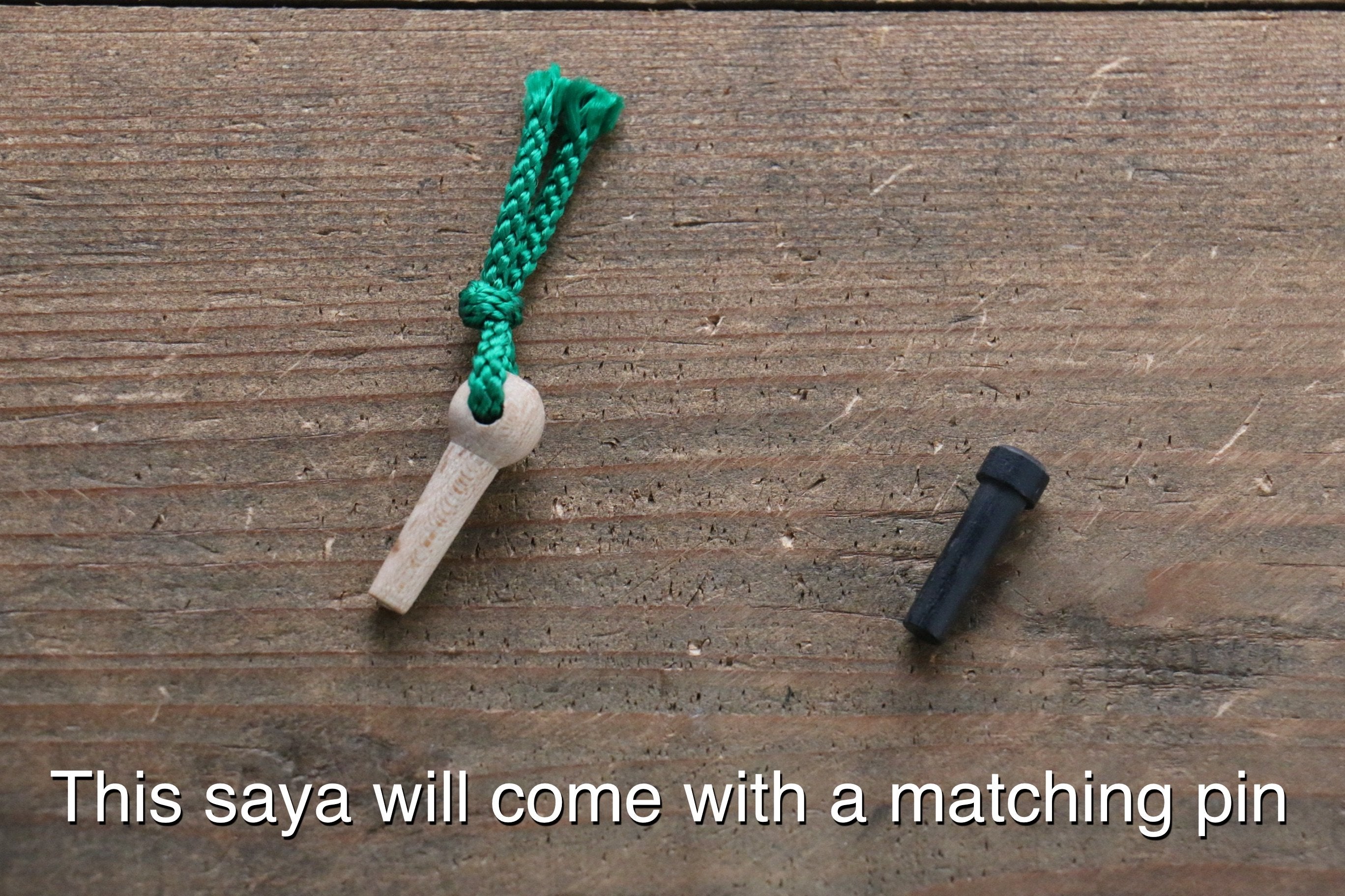 Premium Magnolia Saya Sheath for 210mm Yanagiba Sashimi Knife - Wooden Pin Protection - Perfect for Japanese Cuisine & Sushi Preparation