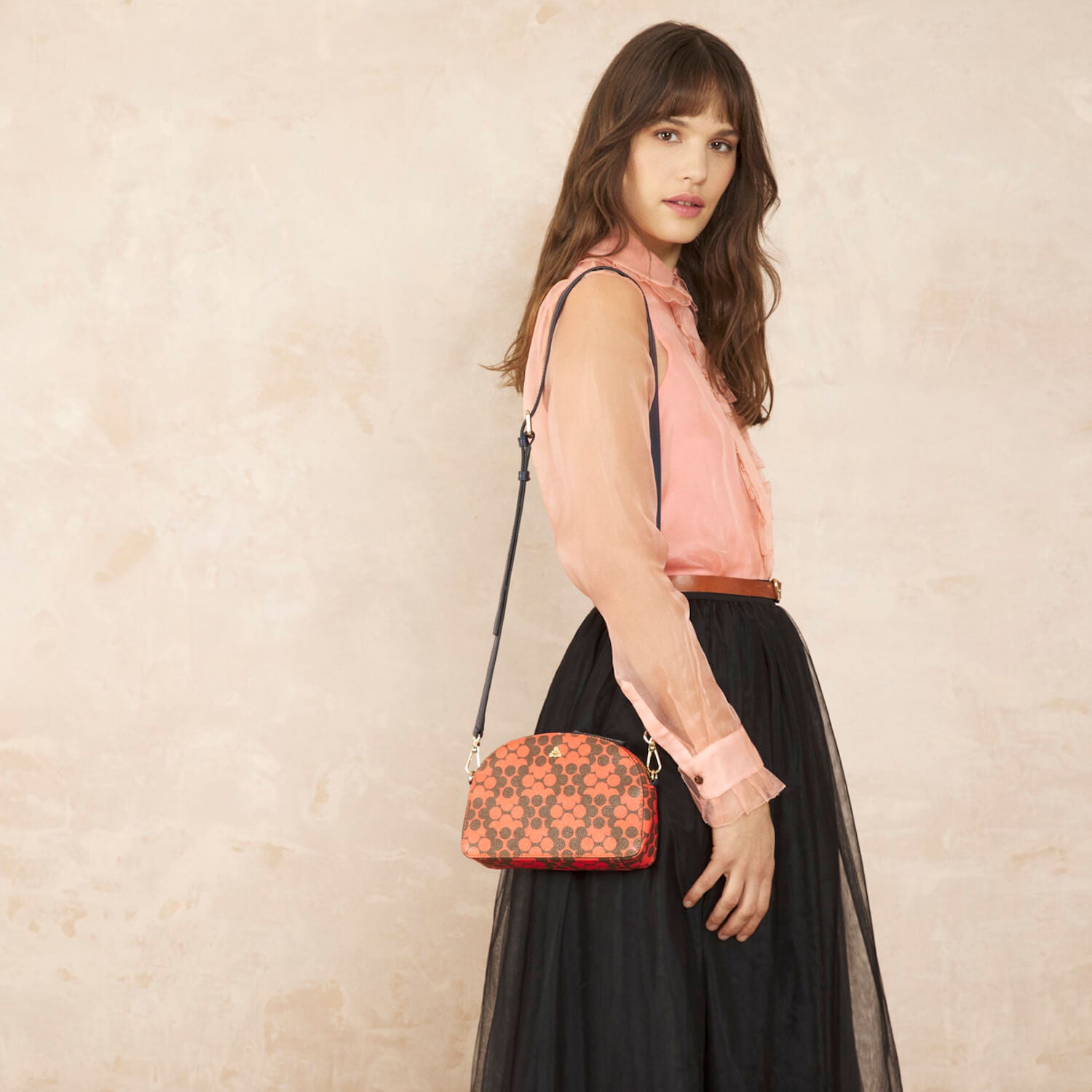 Babaluna Crossbody Bag - Stylish Tomato Puzzle Flower Design for Women | Perfect for Travel, Shopping & Everyday Use