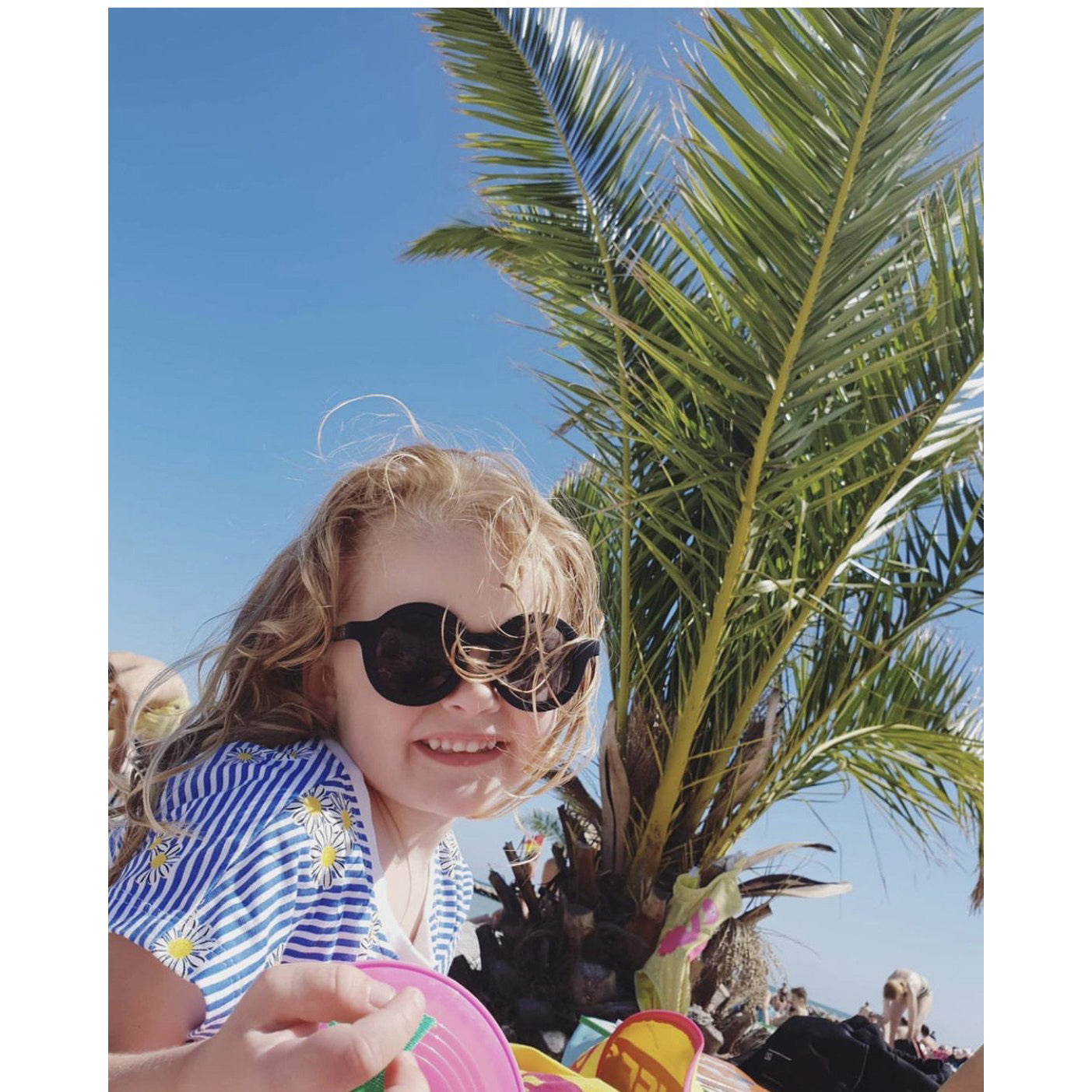 BabyMocs Kids Sunglasses - Signature Round Frame, UV Protection, Black - Perfect for Outdoor Play, Beach & Summer Activities