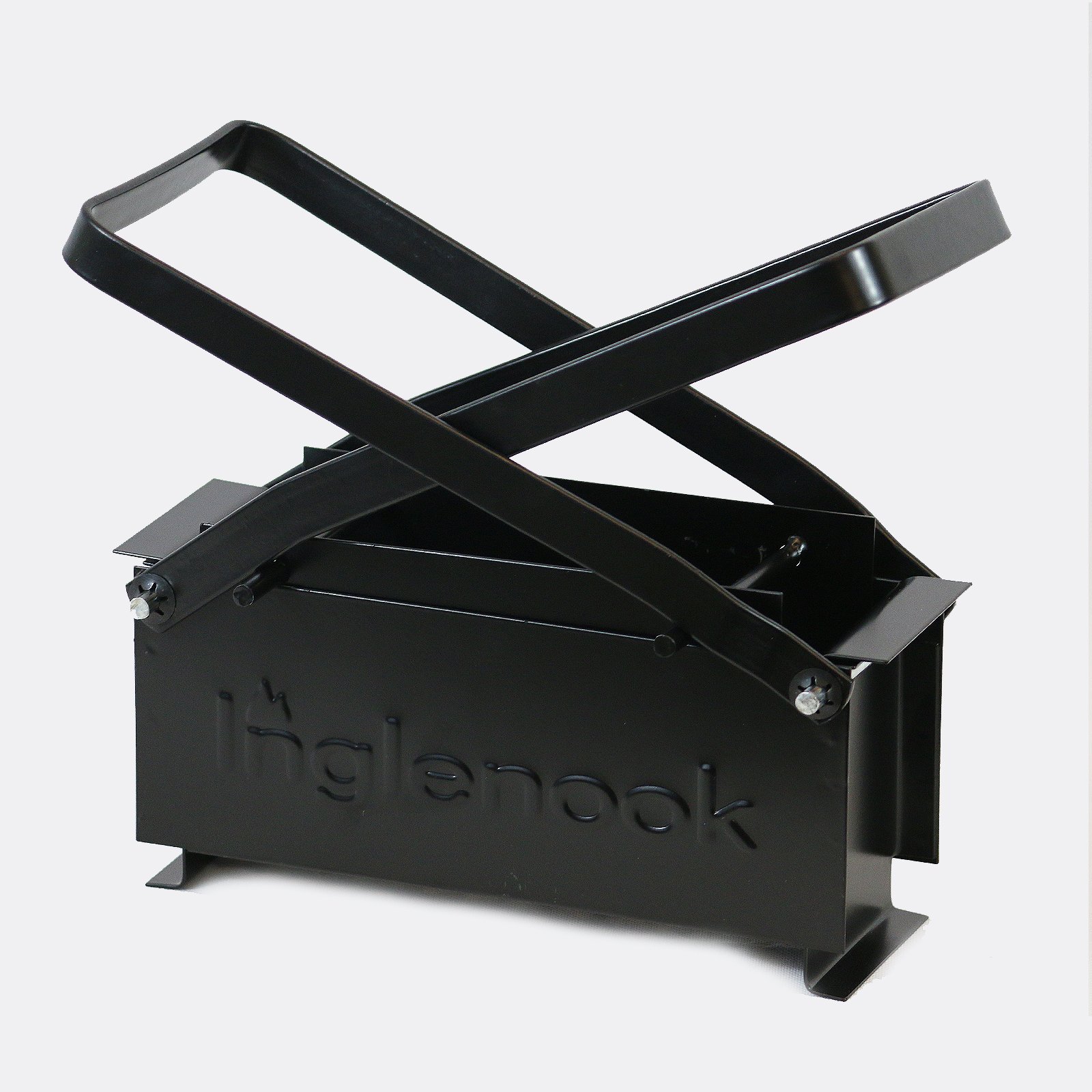 Eco-Friendly Inglenook Briquette Maker - DIY Paper Log Press for Recycling Newspaper & Cardboard | Perfect for Camping, Fireplaces & Emergency Fuel Storage