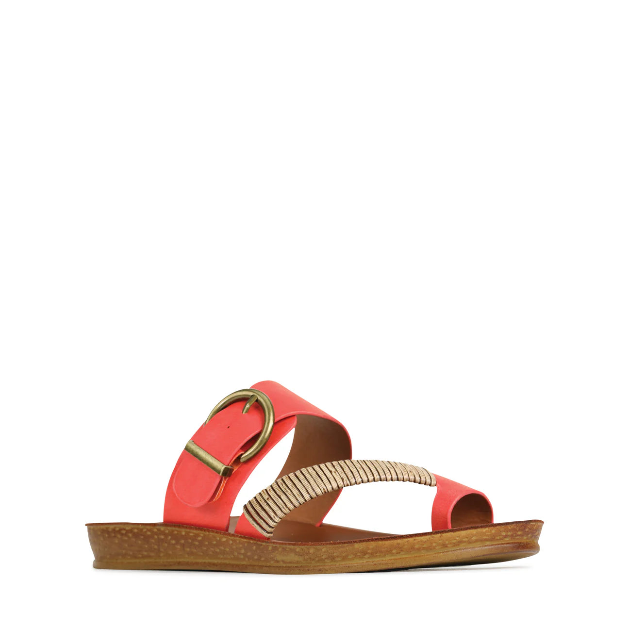 Los Cabos Bria Blood Orange Women's Sandals - Stylish & Comfortable Beach Flip Flops for Summer Vacations, Pool Parties, and Casual Outings