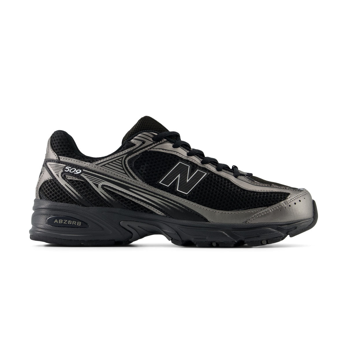 New Balance 509 Running Shoes for Men - Black U509E1 - Lightweight Comfortable Sneakers for Jogging, Walking & Gym Workouts